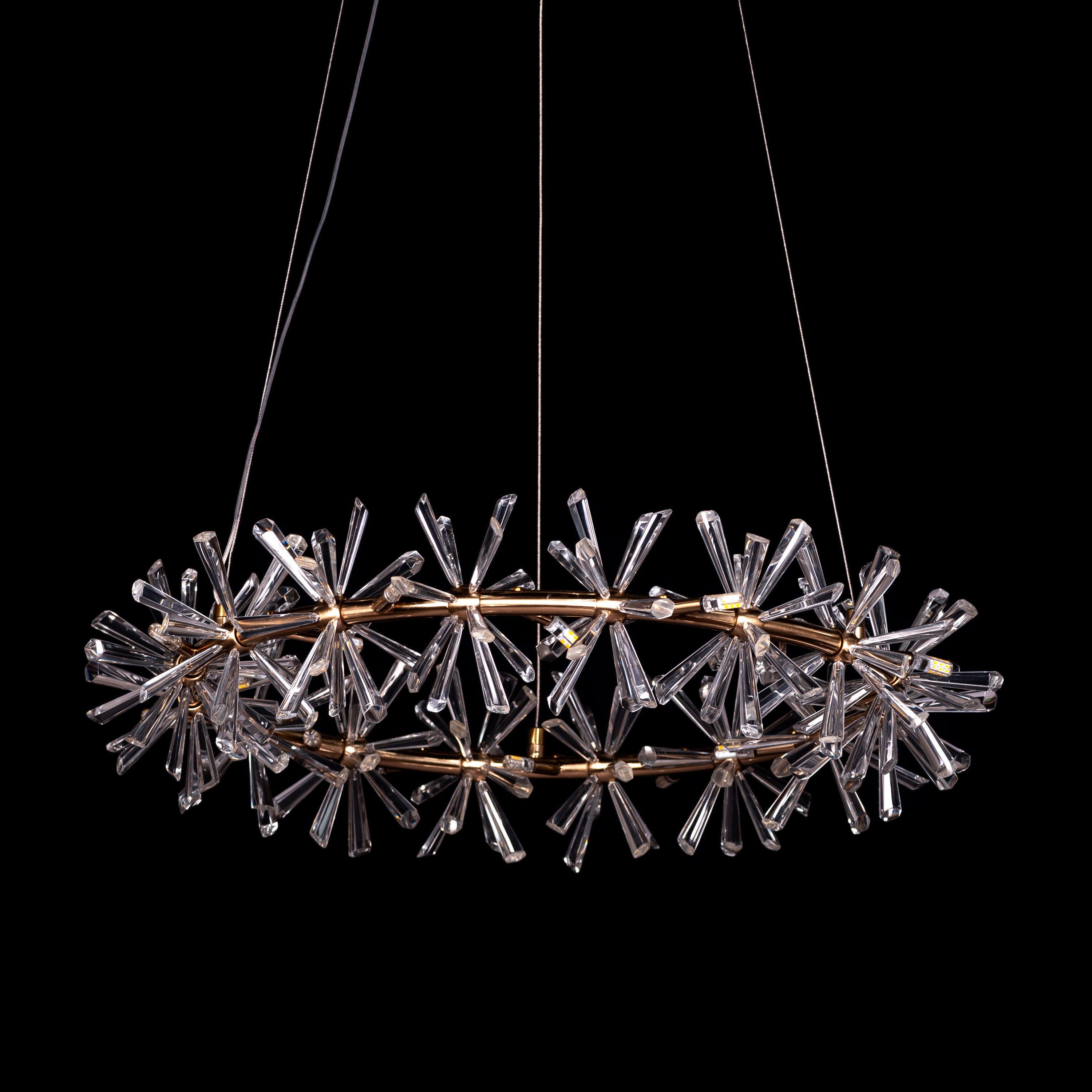 See Me In A Crown (Small, Gold) Crystal Chandelier