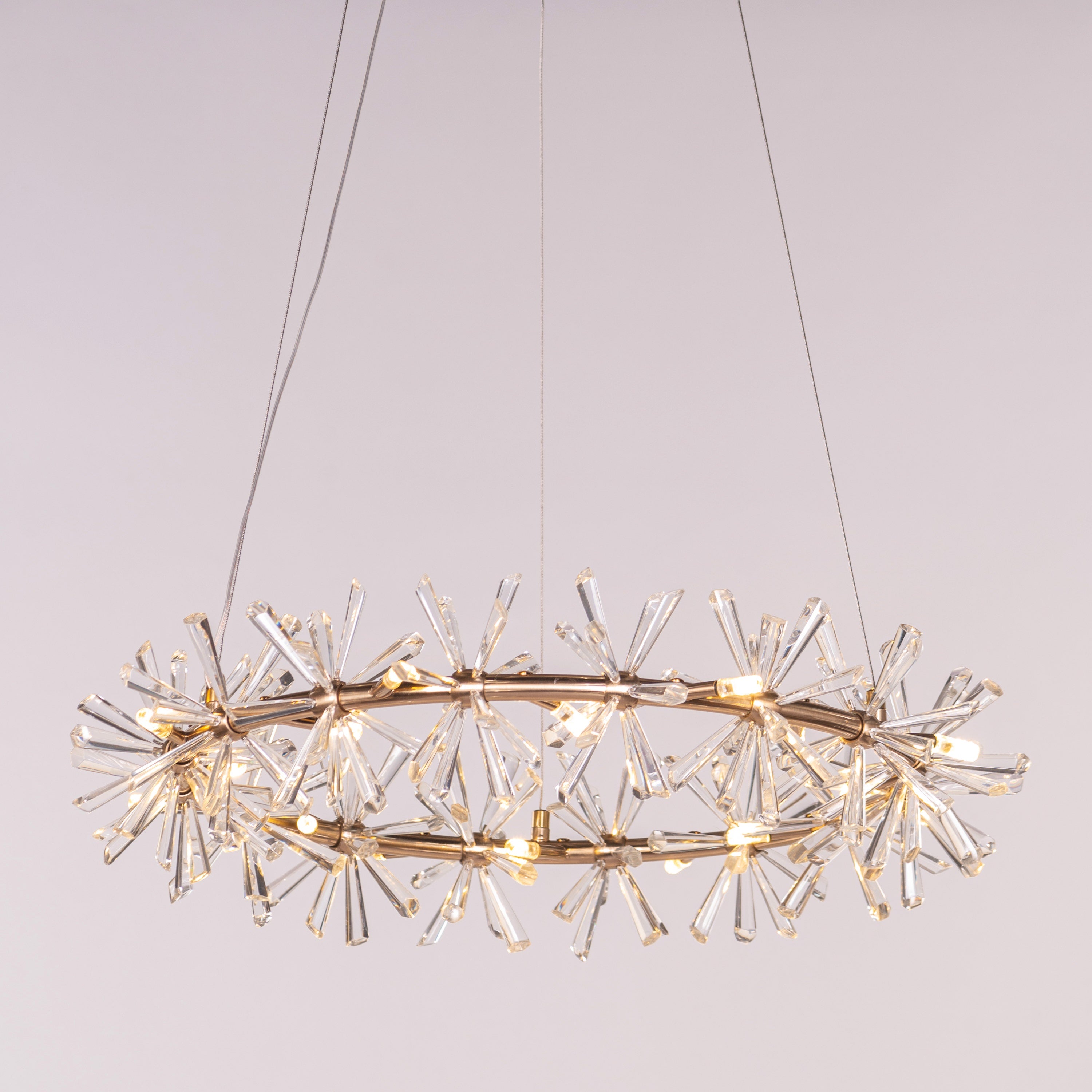 See Me In A Crown (Small, Gold) Crystal Chandelier