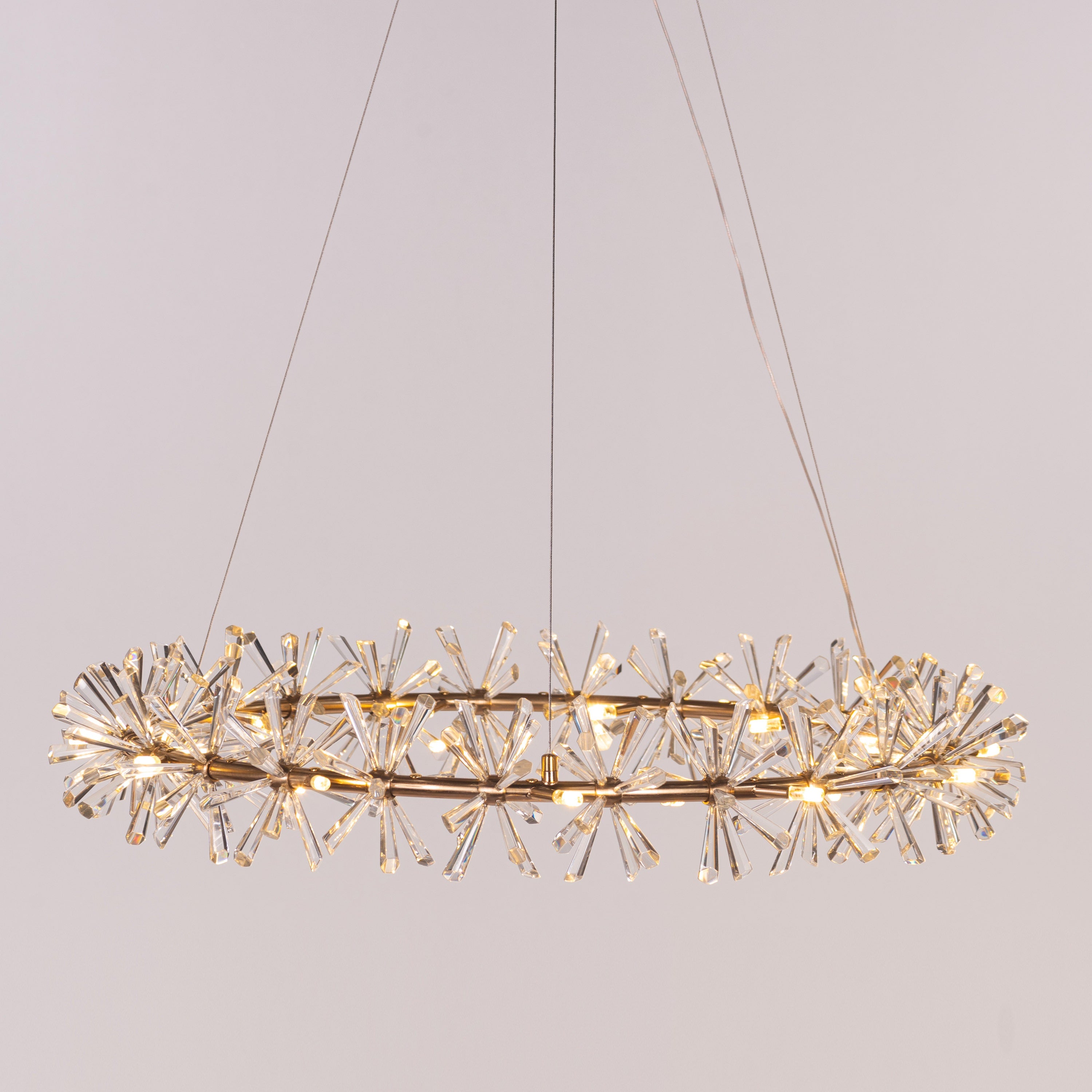 See Me In A Crown (Large, Gold) Crystal Chandelier