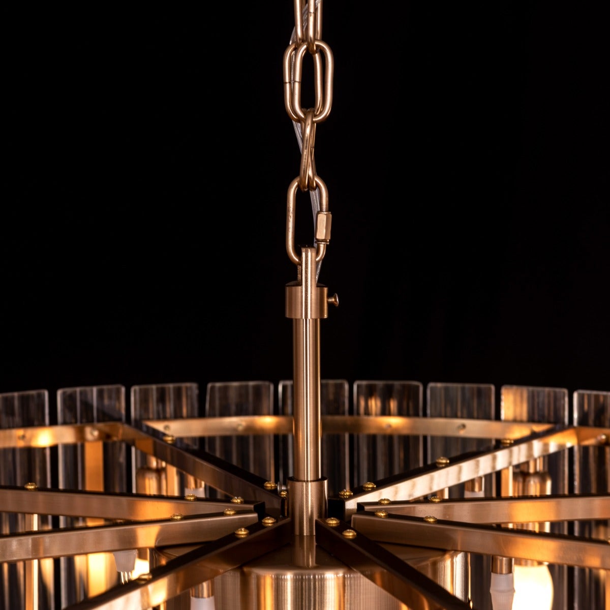 Take Me To The Hamptons (Large, Round, Gold) Chandelier