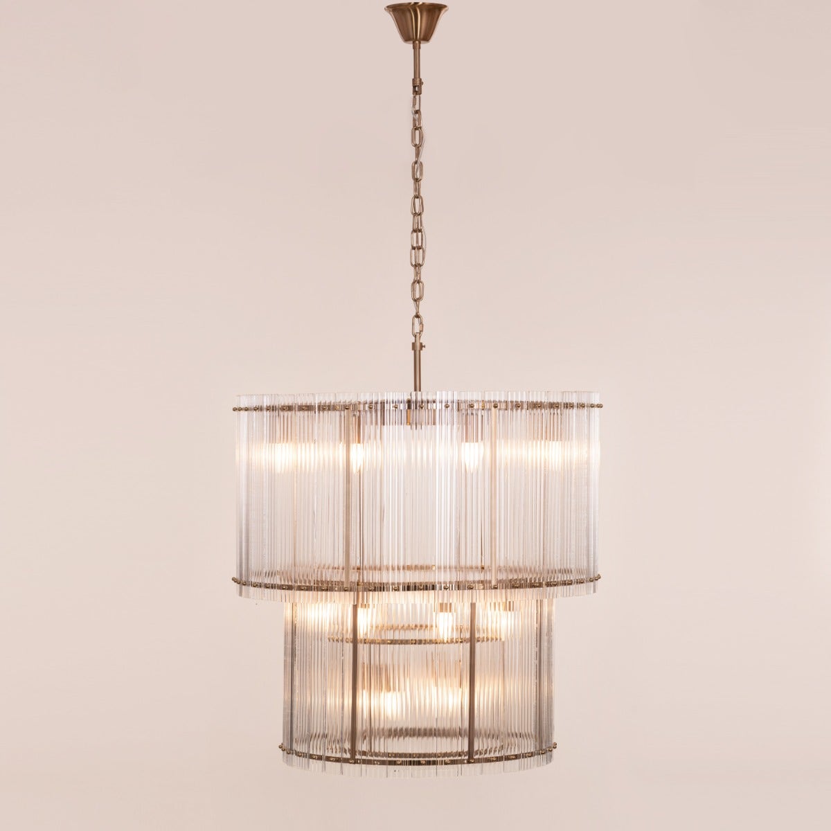 Take Me To The Hamptons (Large, Round, Gold) Chandelier