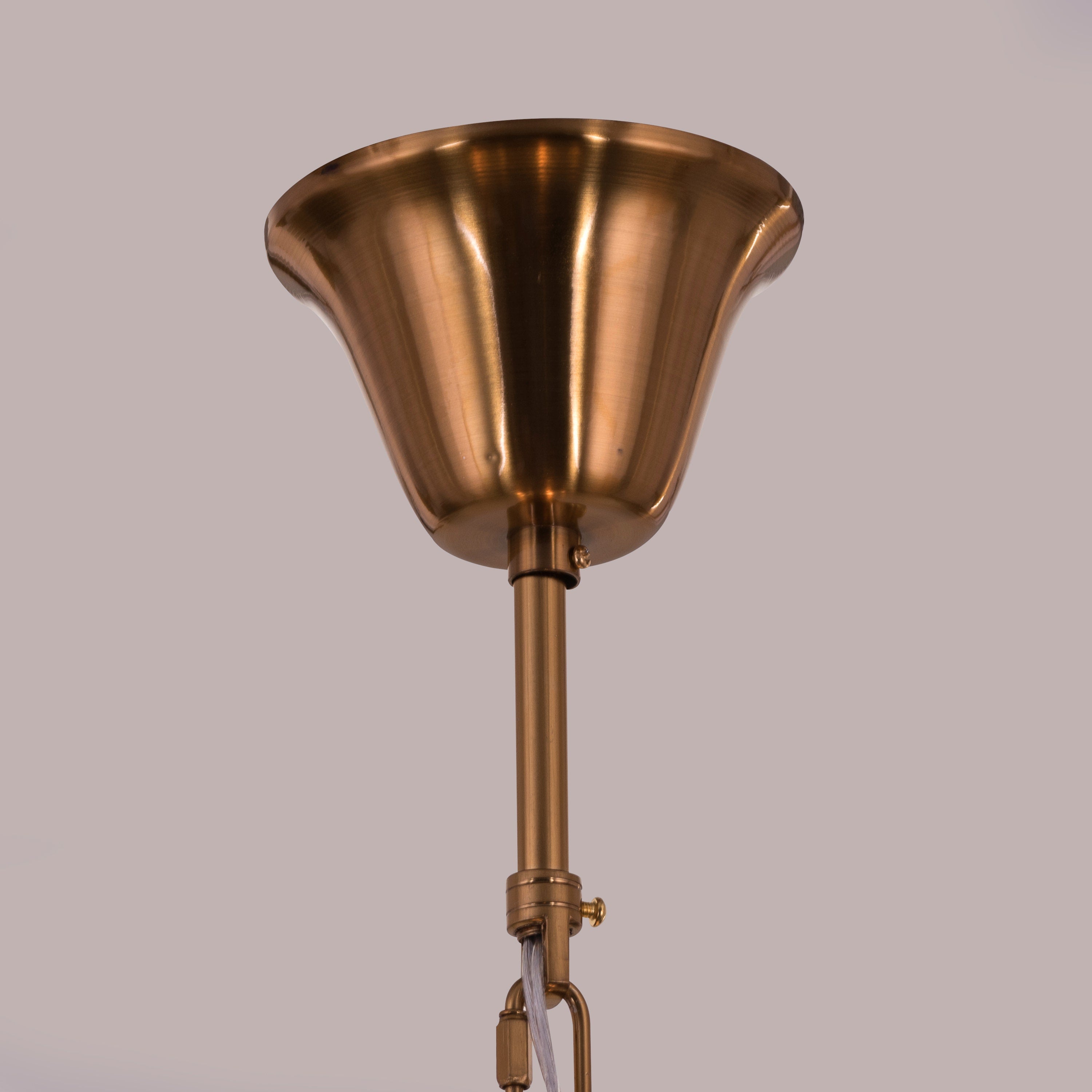Golden Gaze (Small, Gold) Fiber Glass Chandelier