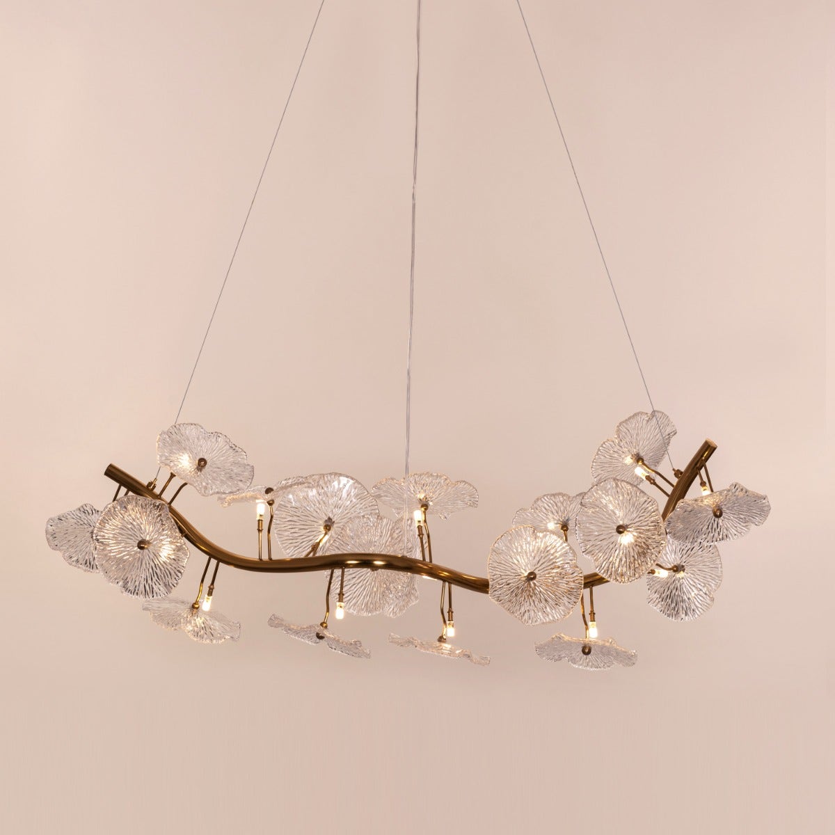 Written In The Stars (Small, Matte Gold) Tree Branch Chandelier