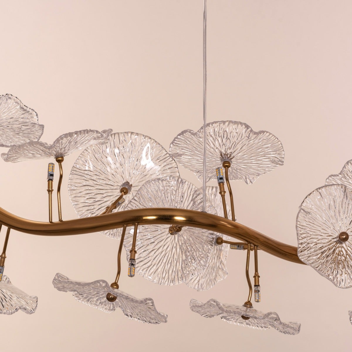 Written In The Stars (Small, Matte Gold) Tree Branch Chandelier