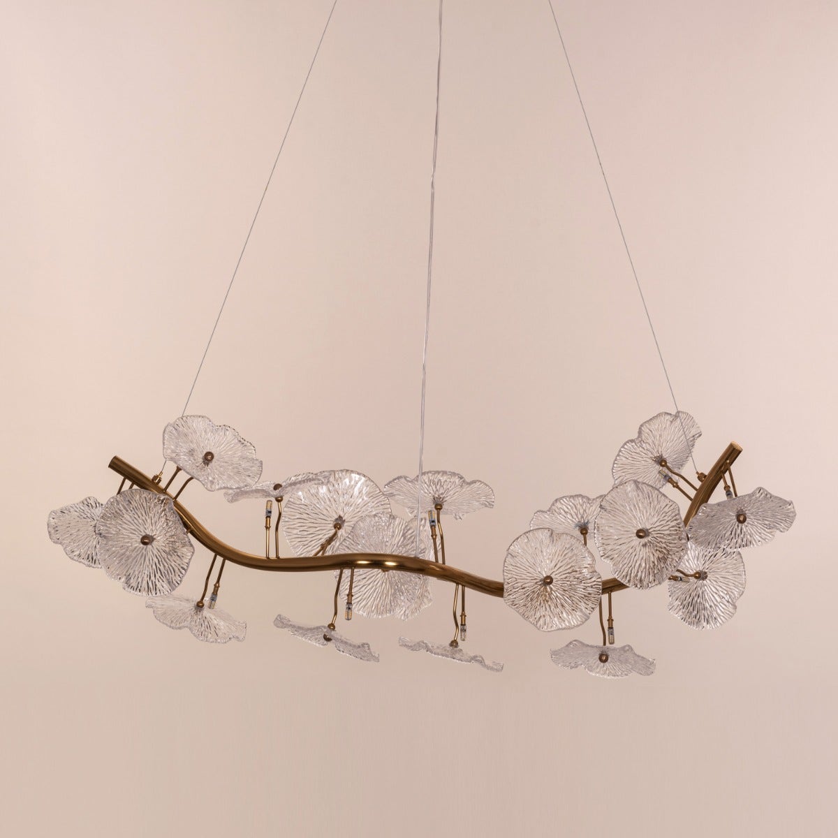 Written In The Stars (Small, Matte Gold) Tree Branch Chandelier