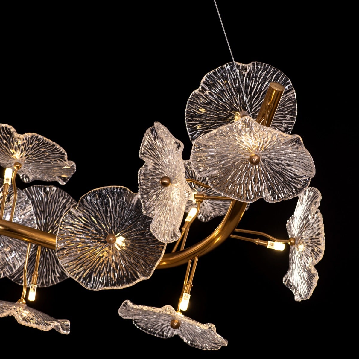 Written In The Stars (Small, Matte Gold) Tree Branch Chandelier