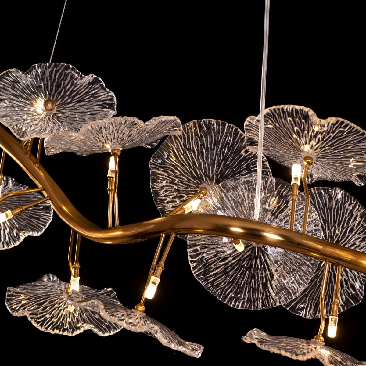 Written In The Stars (Small, Matte Gold) Tree Branch Chandelier