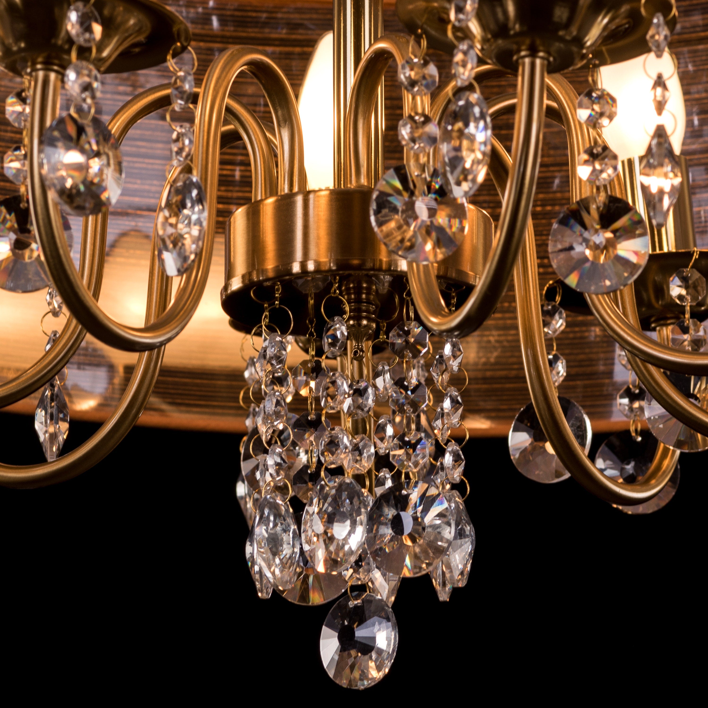 So In Love (Large, Gold) Crystal Chandelier