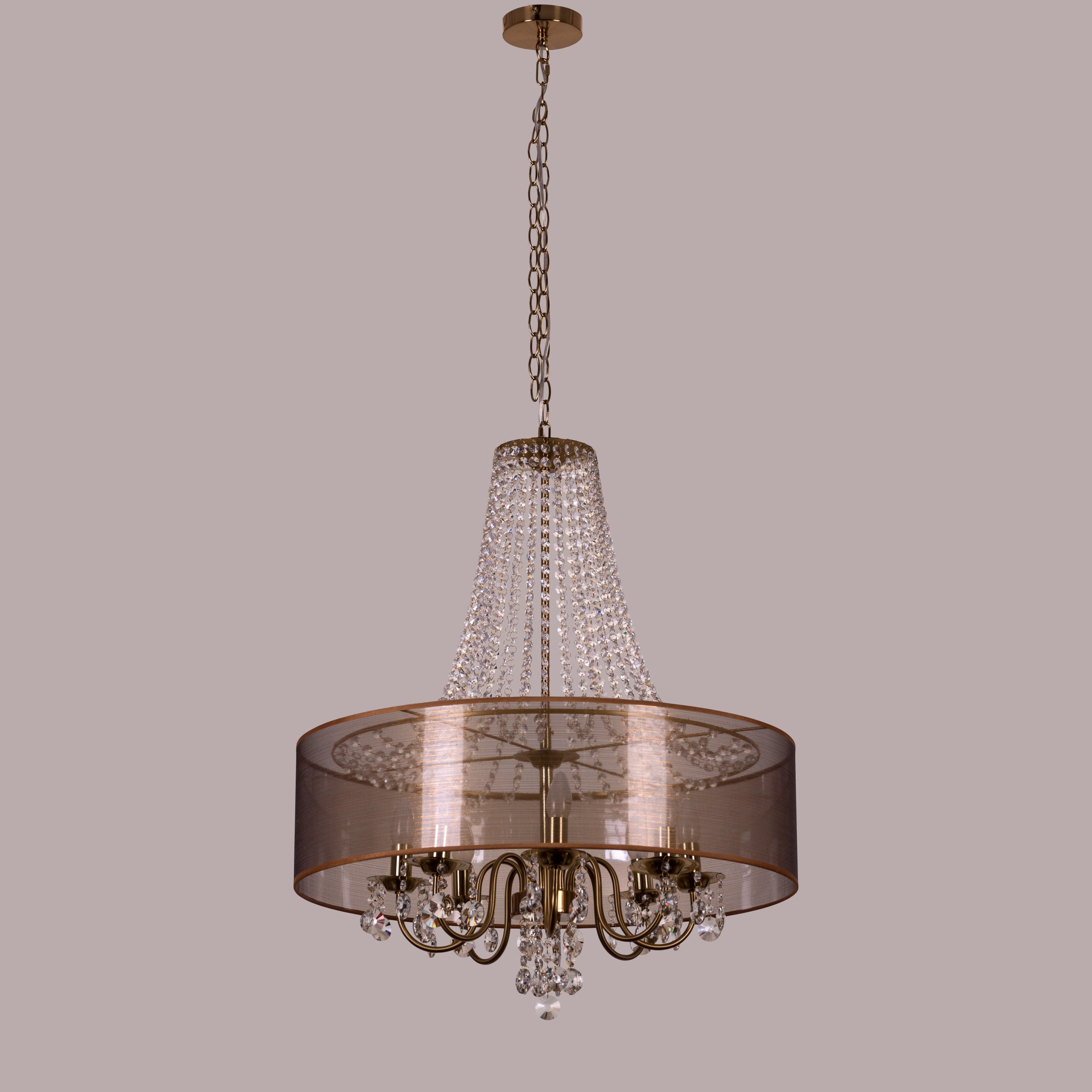 So In Love (Large, Gold) Crystal Chandelier