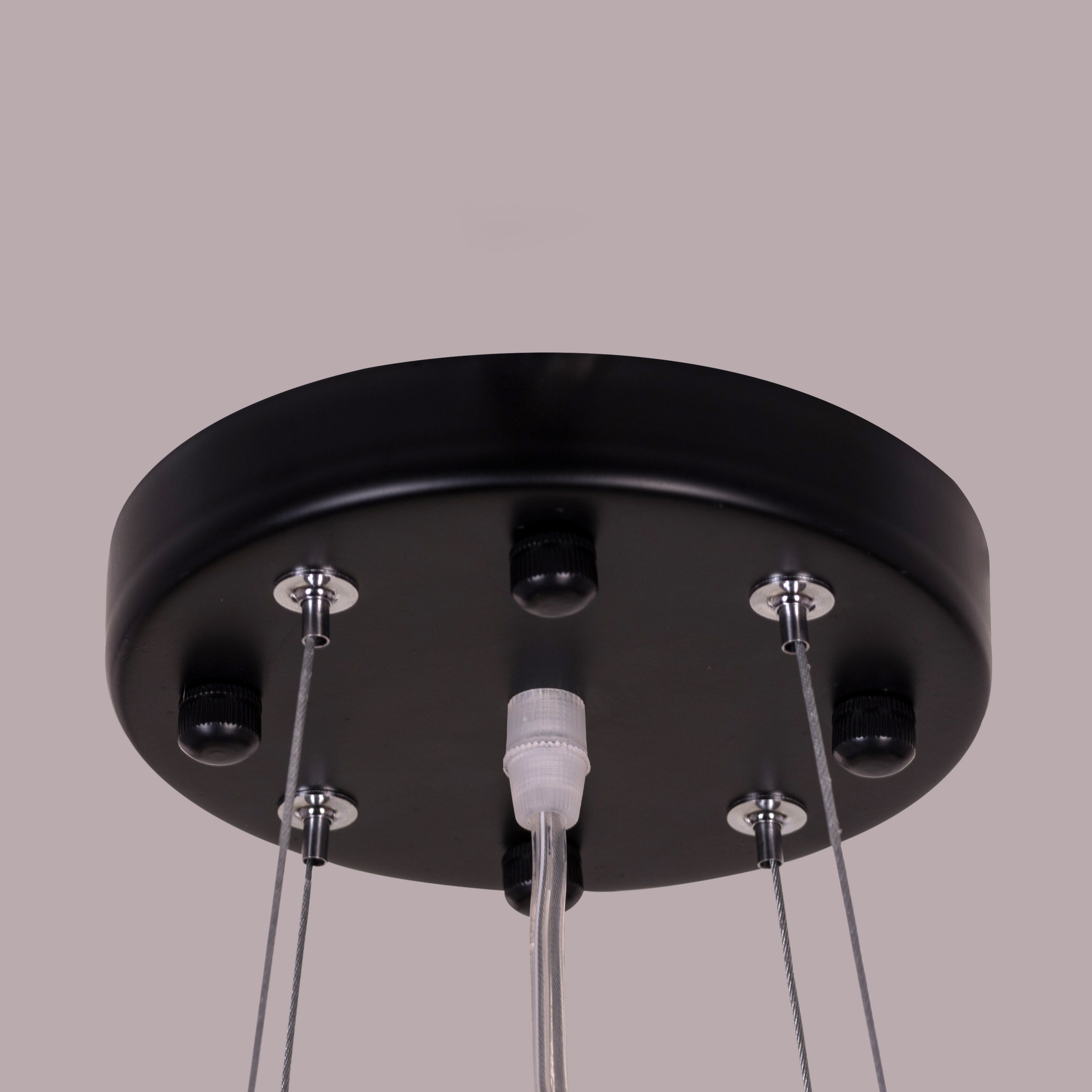 Black Tie (Small, Gold) Crystal Chandelier