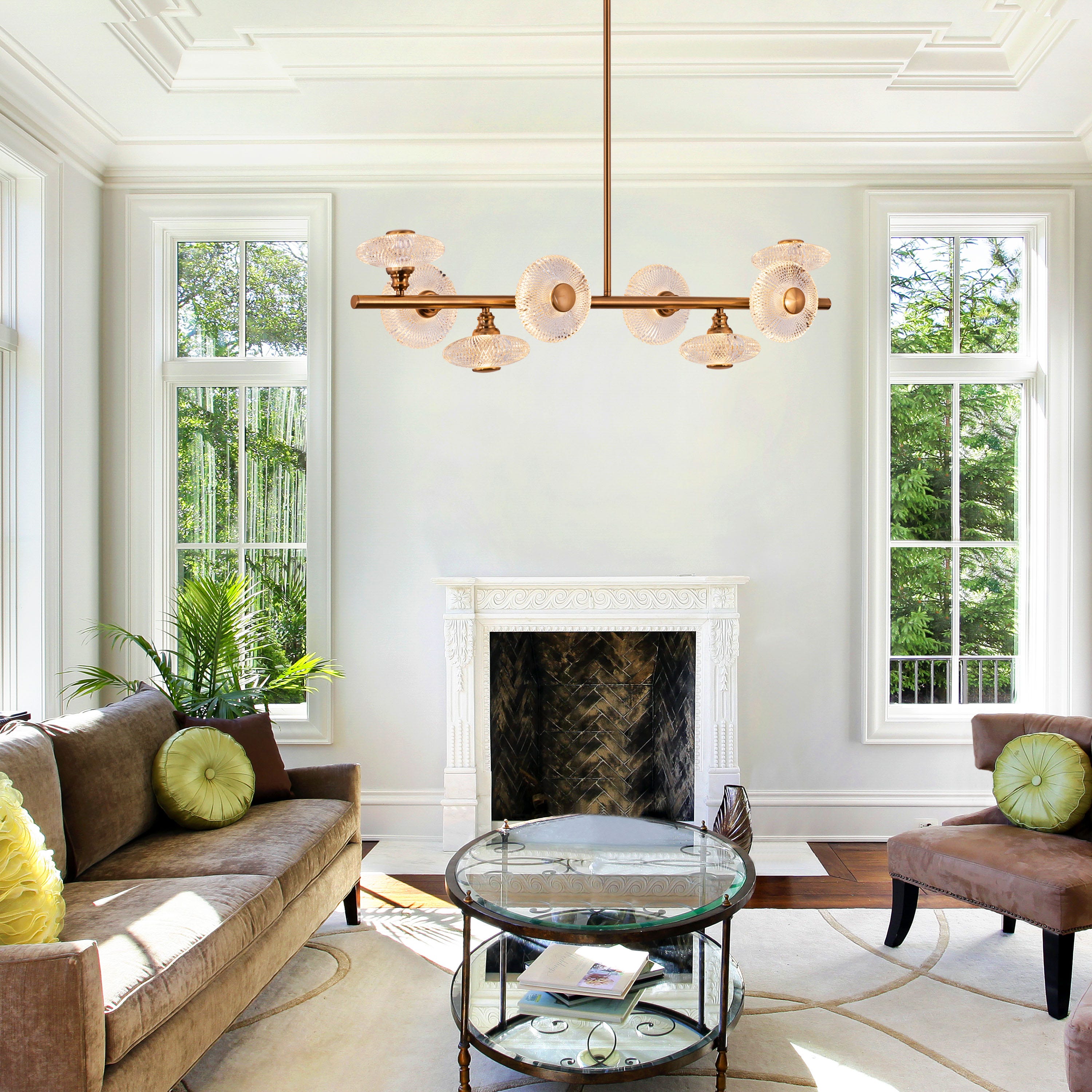 Symbols Of Love (Large, Gold) Chandelier