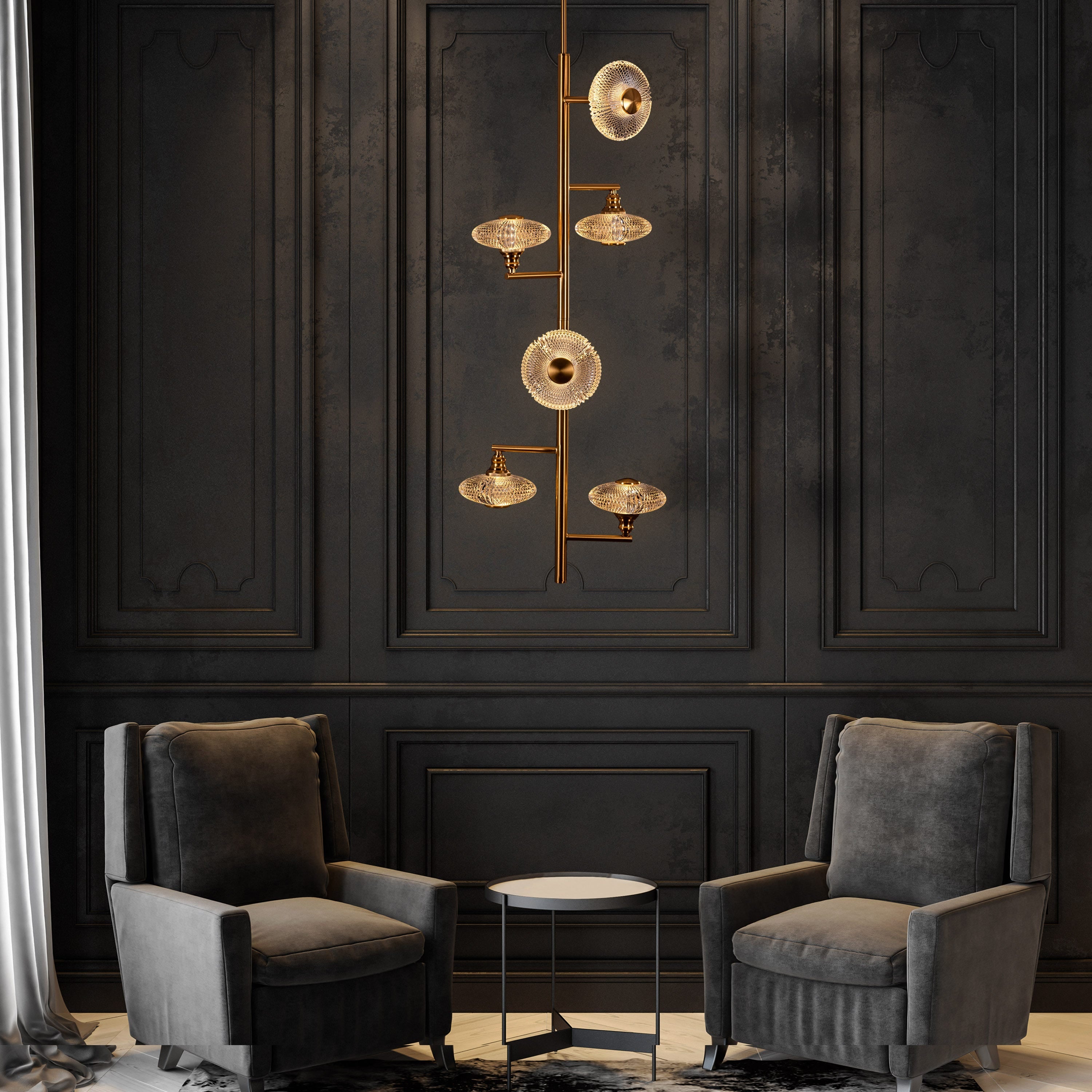 Dream Sequence (Large, Gold) Chandelier