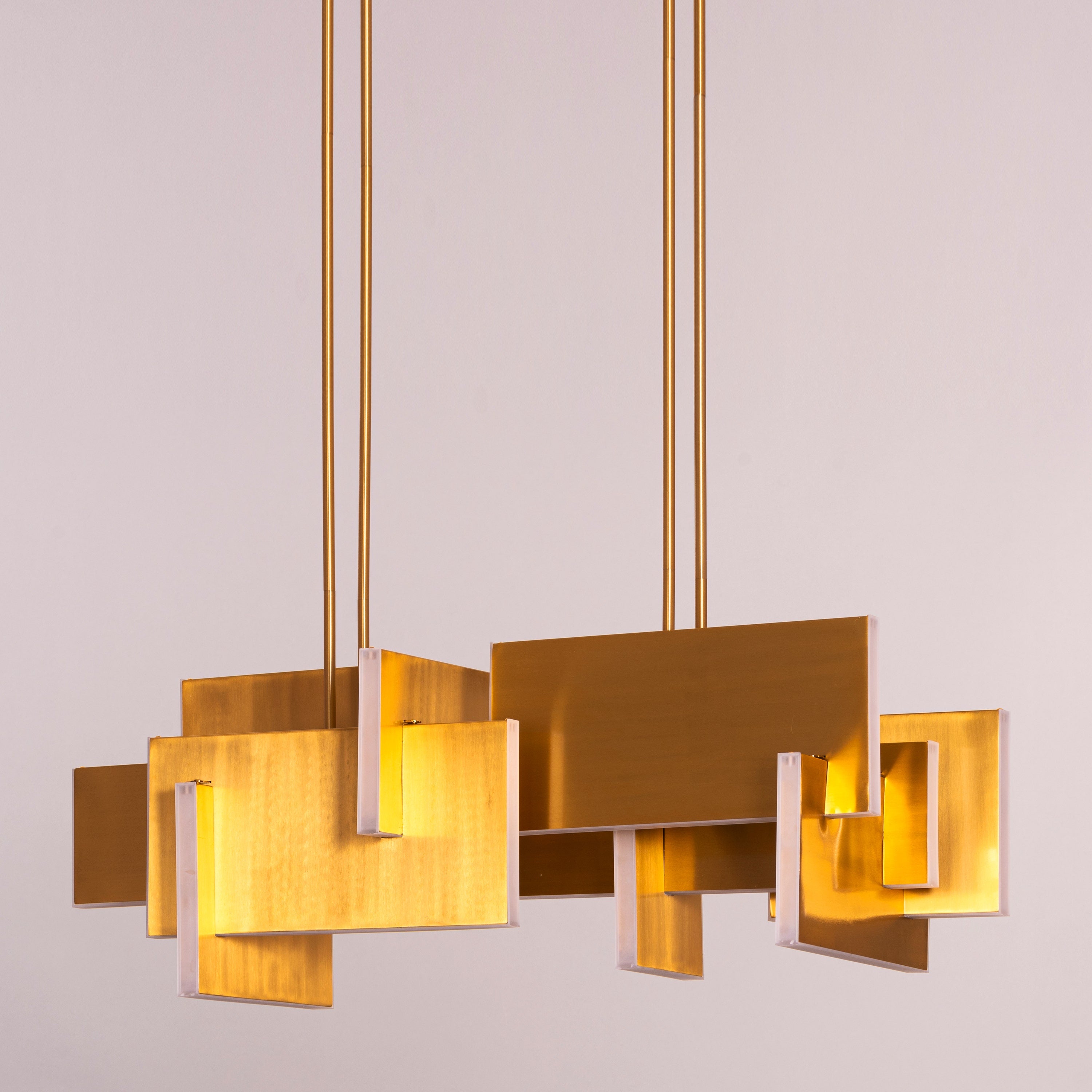 Fires Of Heaven (Medium, Grunge Gold, 3 Color Dimmable LED with Remote Control) Chandelier