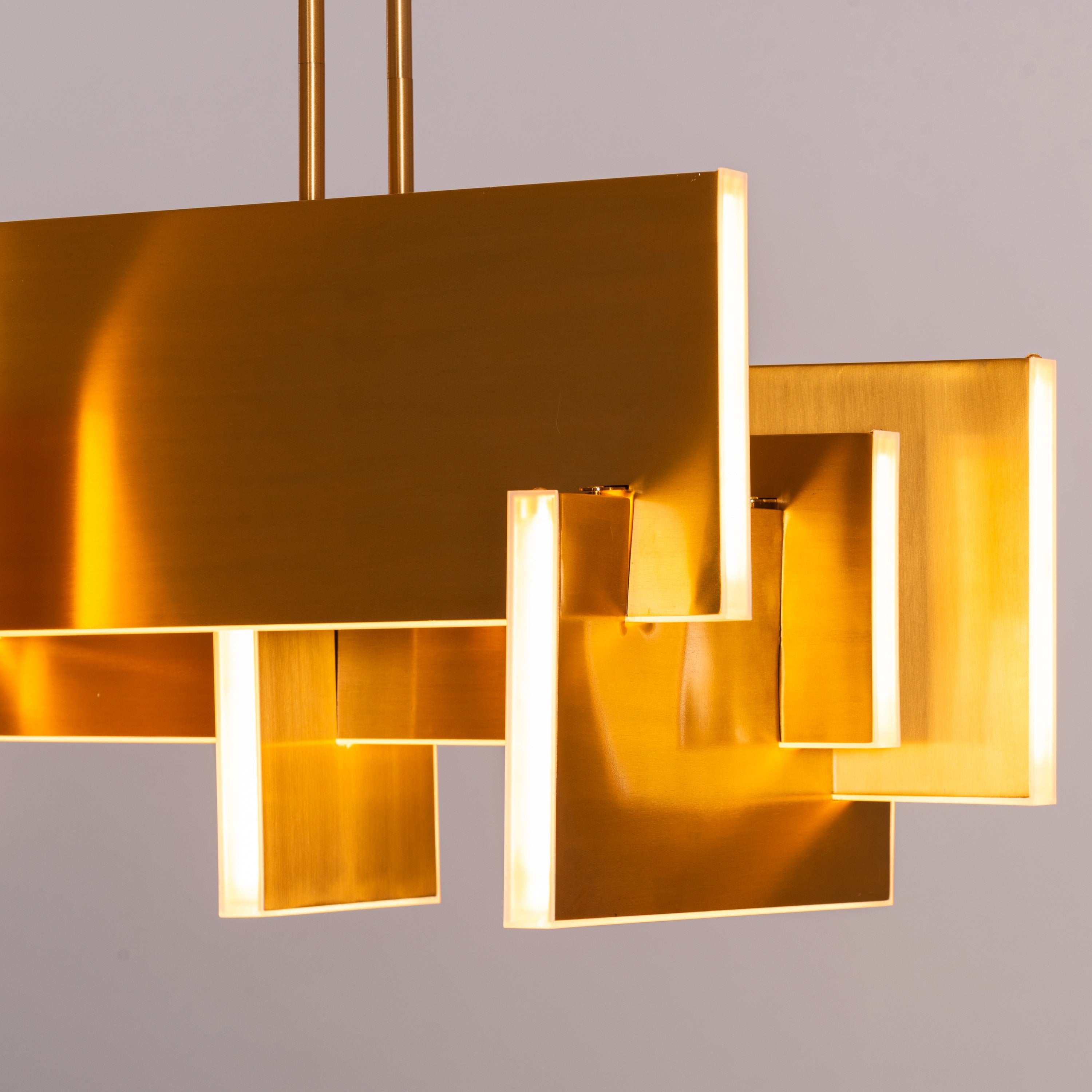 Fires Of Heaven (Medium, Grunge Gold, 3 Color Dimmable LED with Remote Control) Chandelier