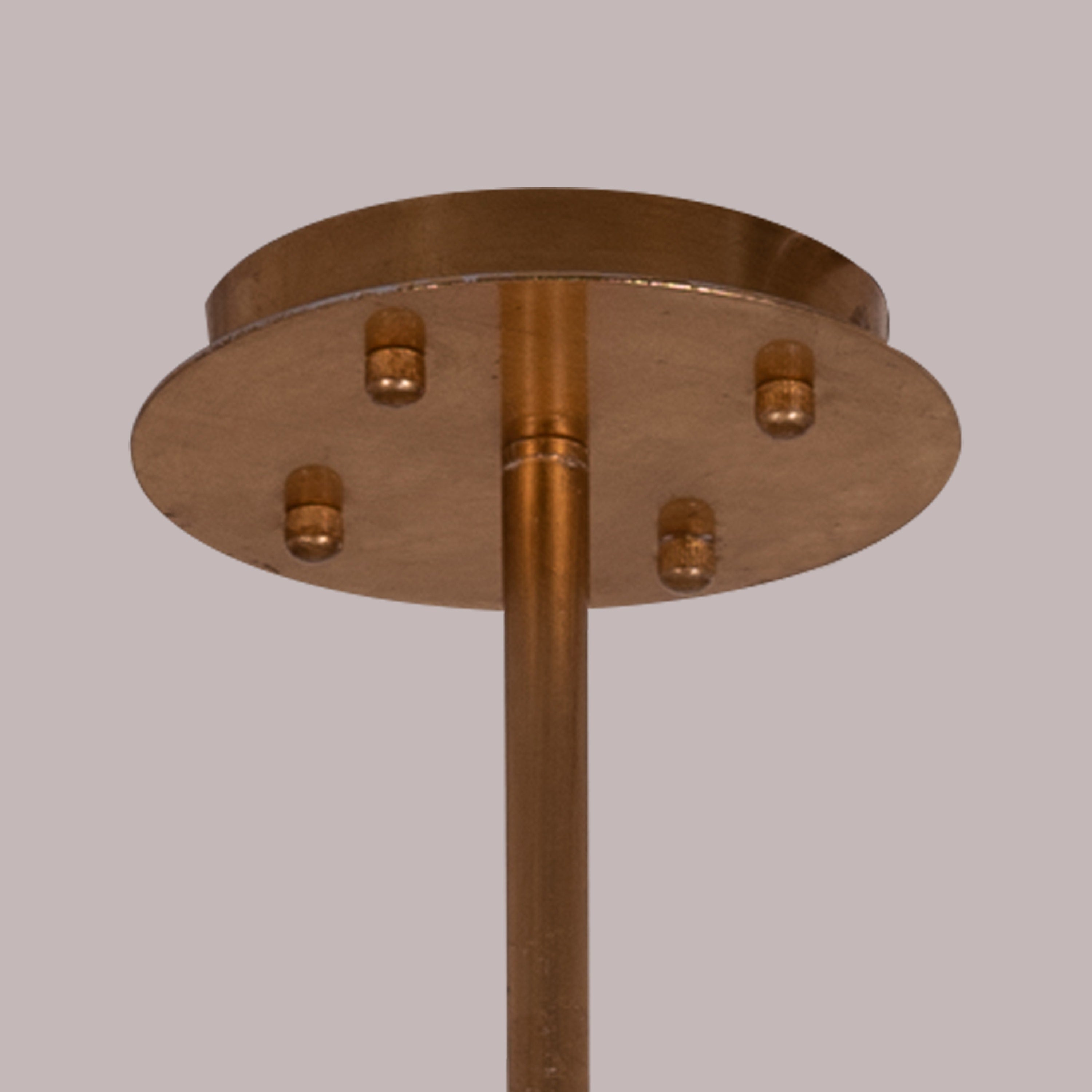 Time To Shine (Large, Antique Gold Foil Gilded) Chandelier