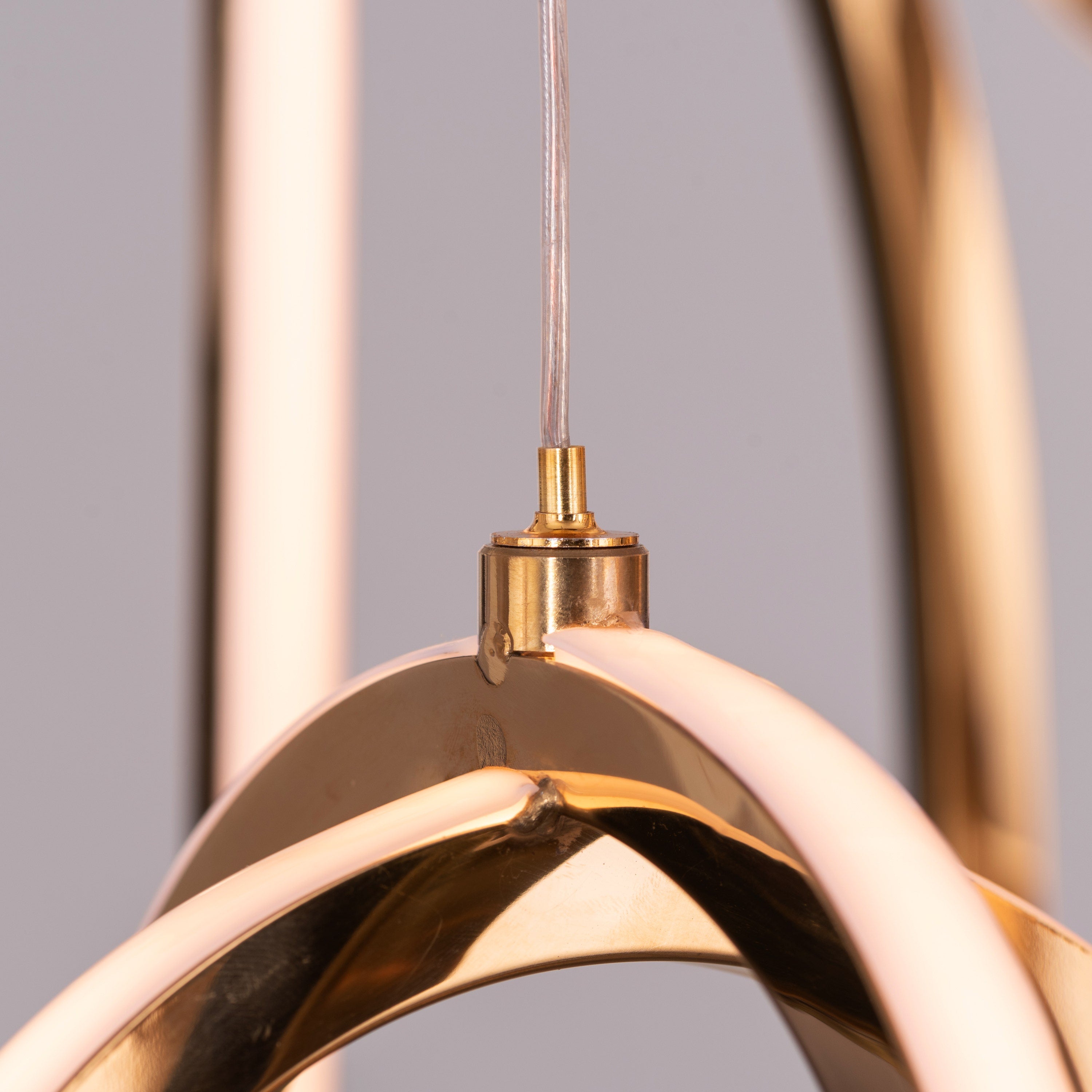 Front Row Seats (Large, Gold, 3 Color Dimmable LED with Remote Control) Double Height Chandelier