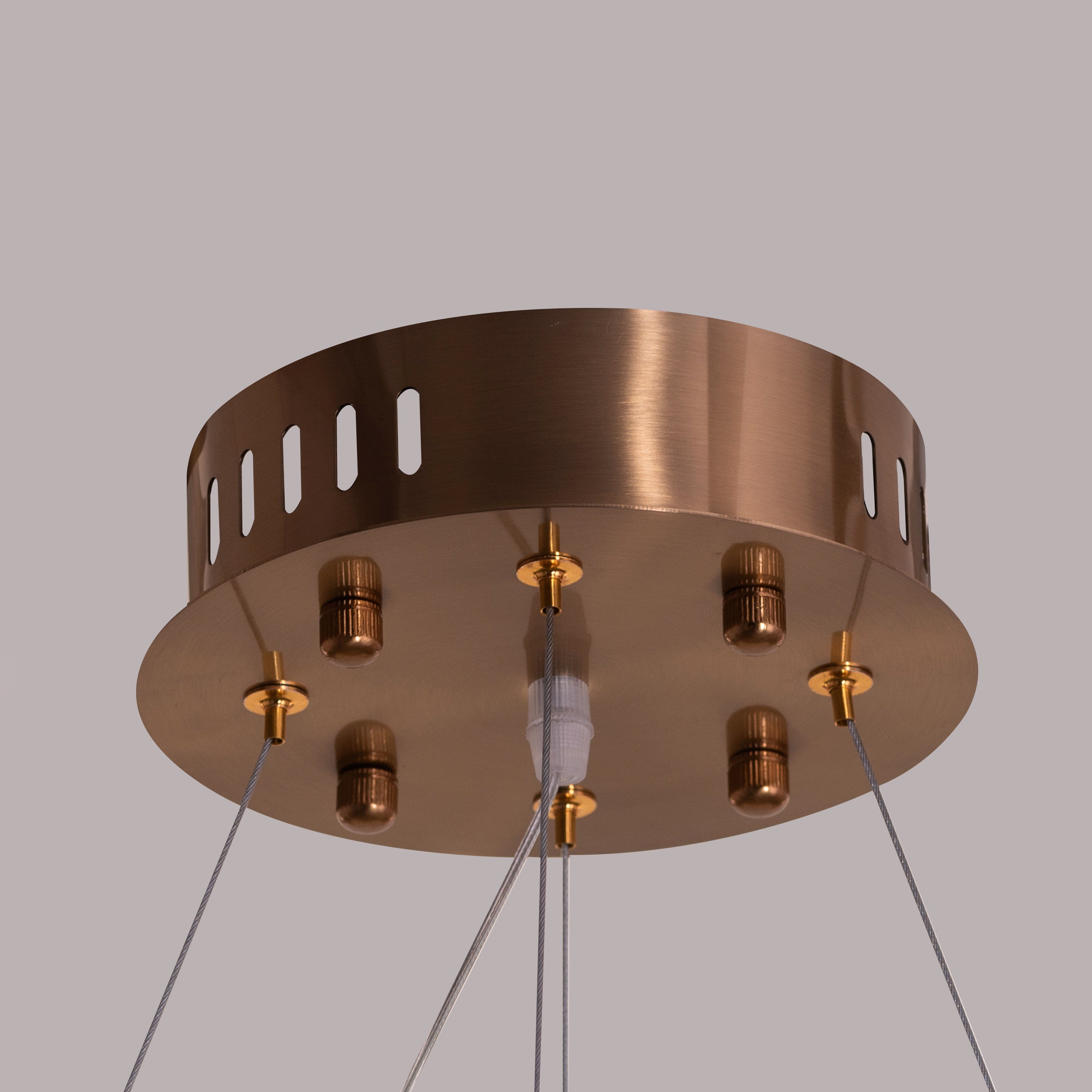 Lighting Up Lisbon (Medium, Gold, Built-In LED) Crystal Chandelier