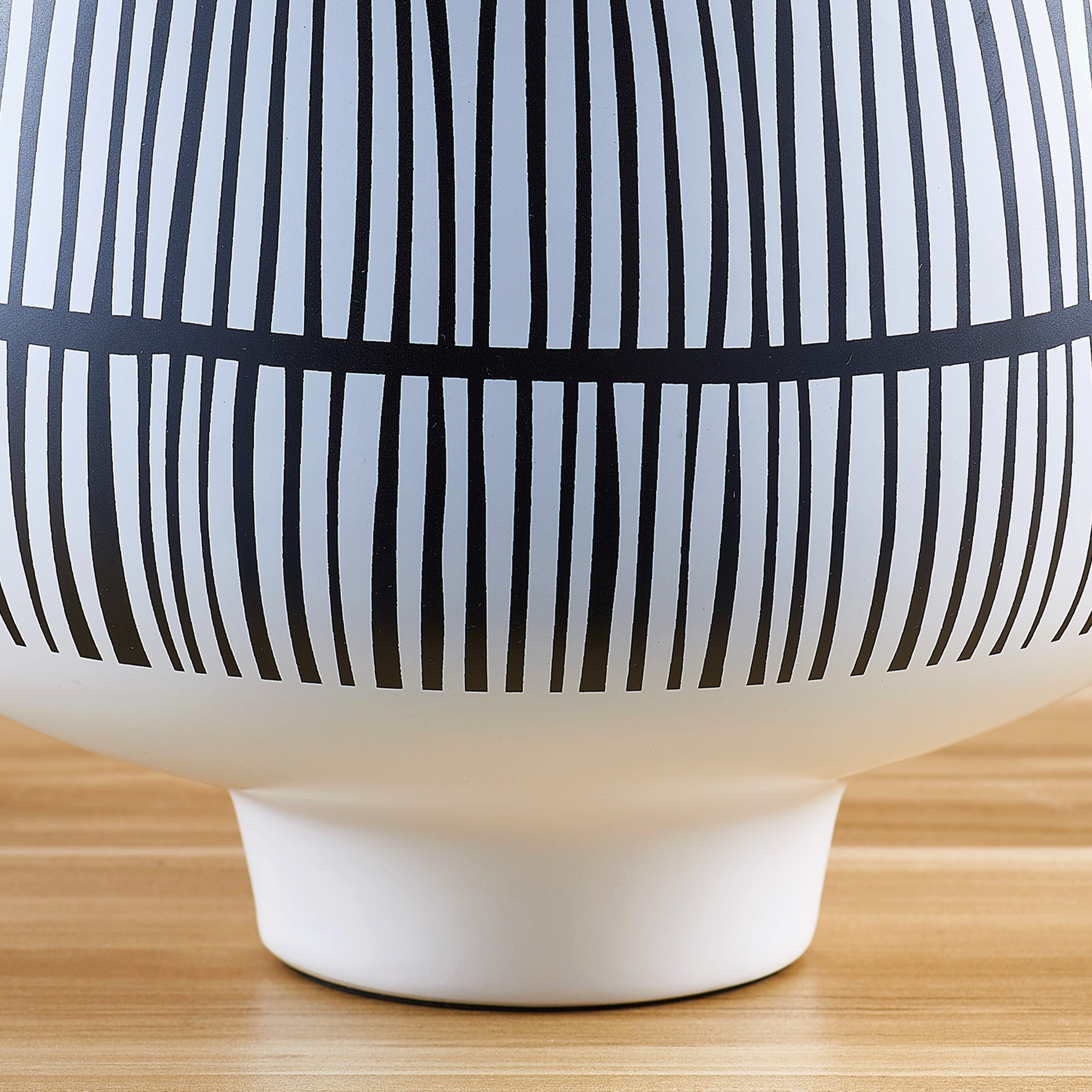 Dance On Air (Black/White) Ceramic Vase