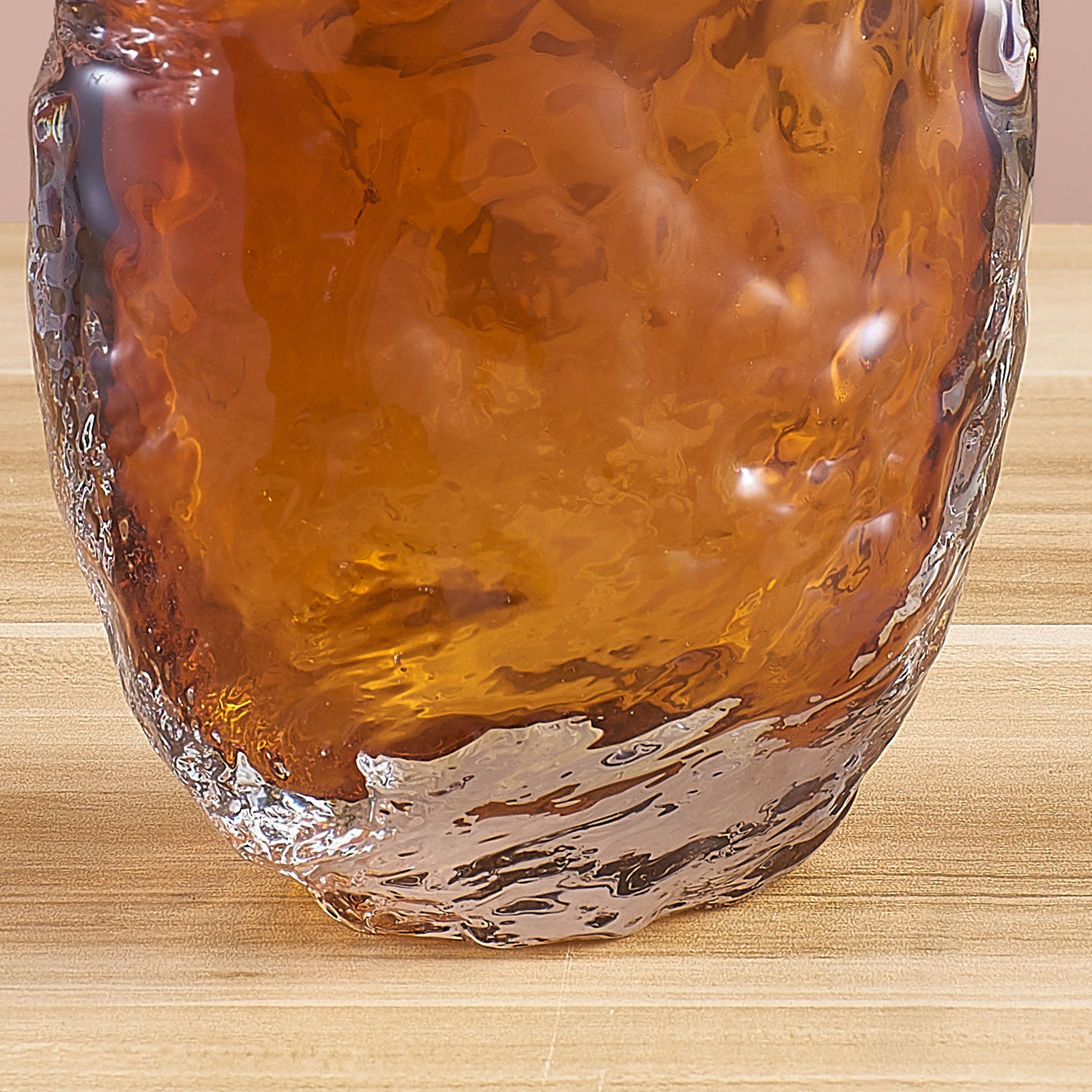 Hidden Heart (Orange) Glass