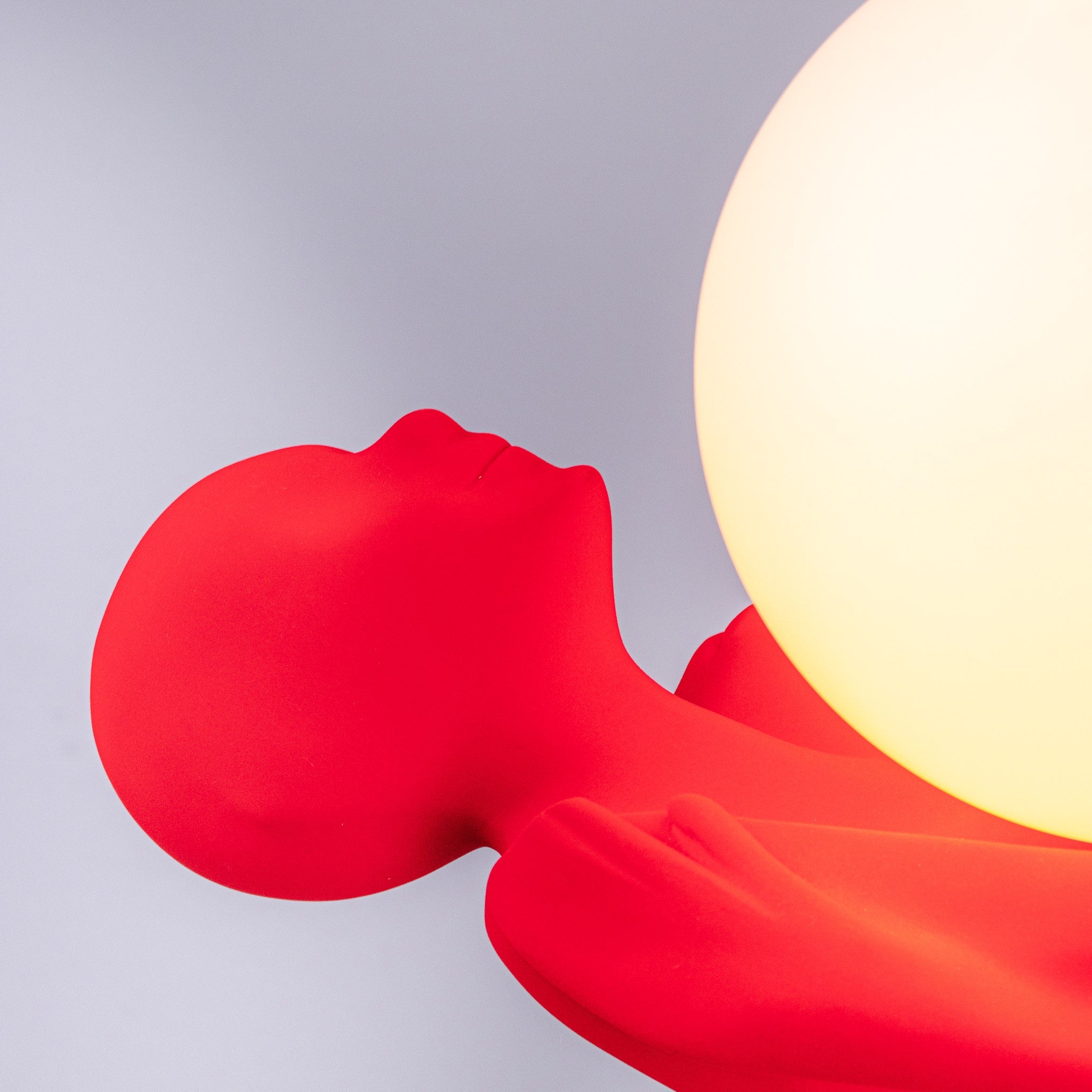 Heir And Spare(Red) Floor Lamp