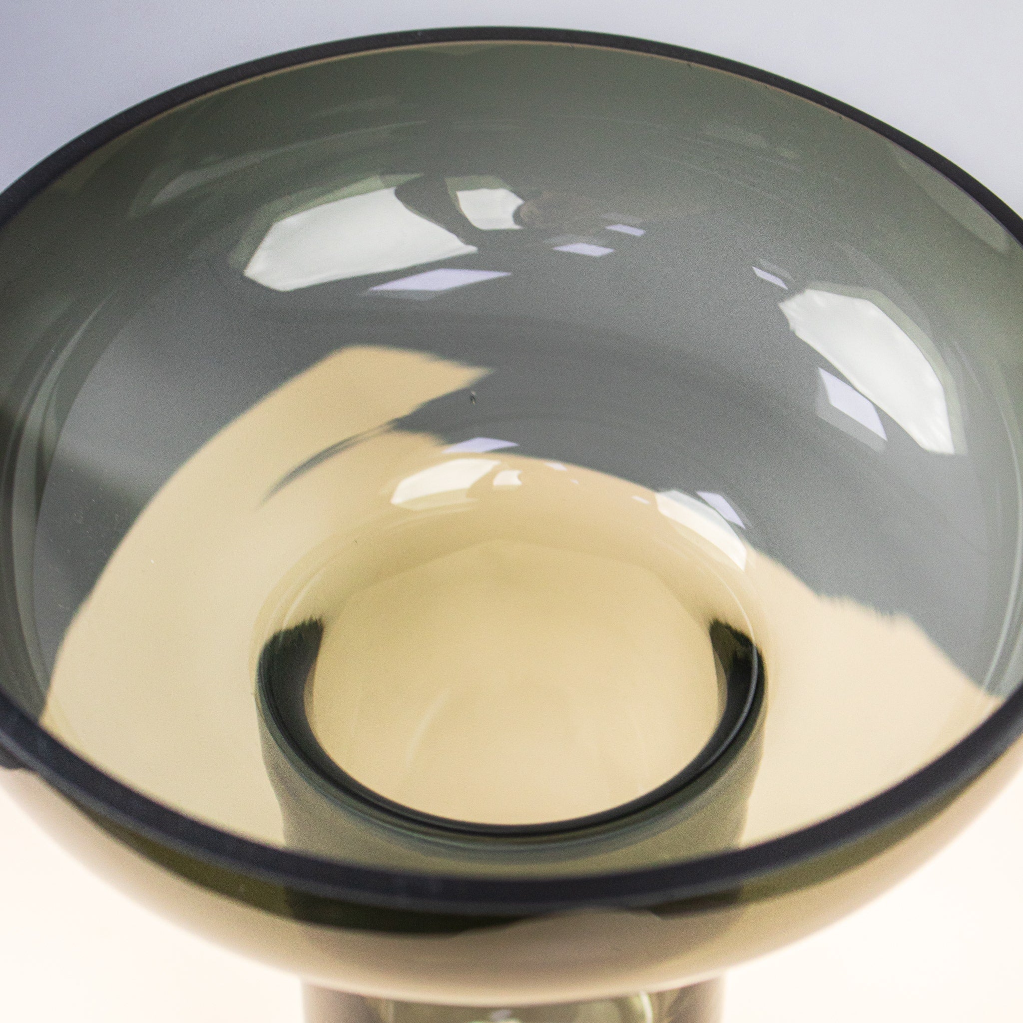 Smokey Pedestal Vase