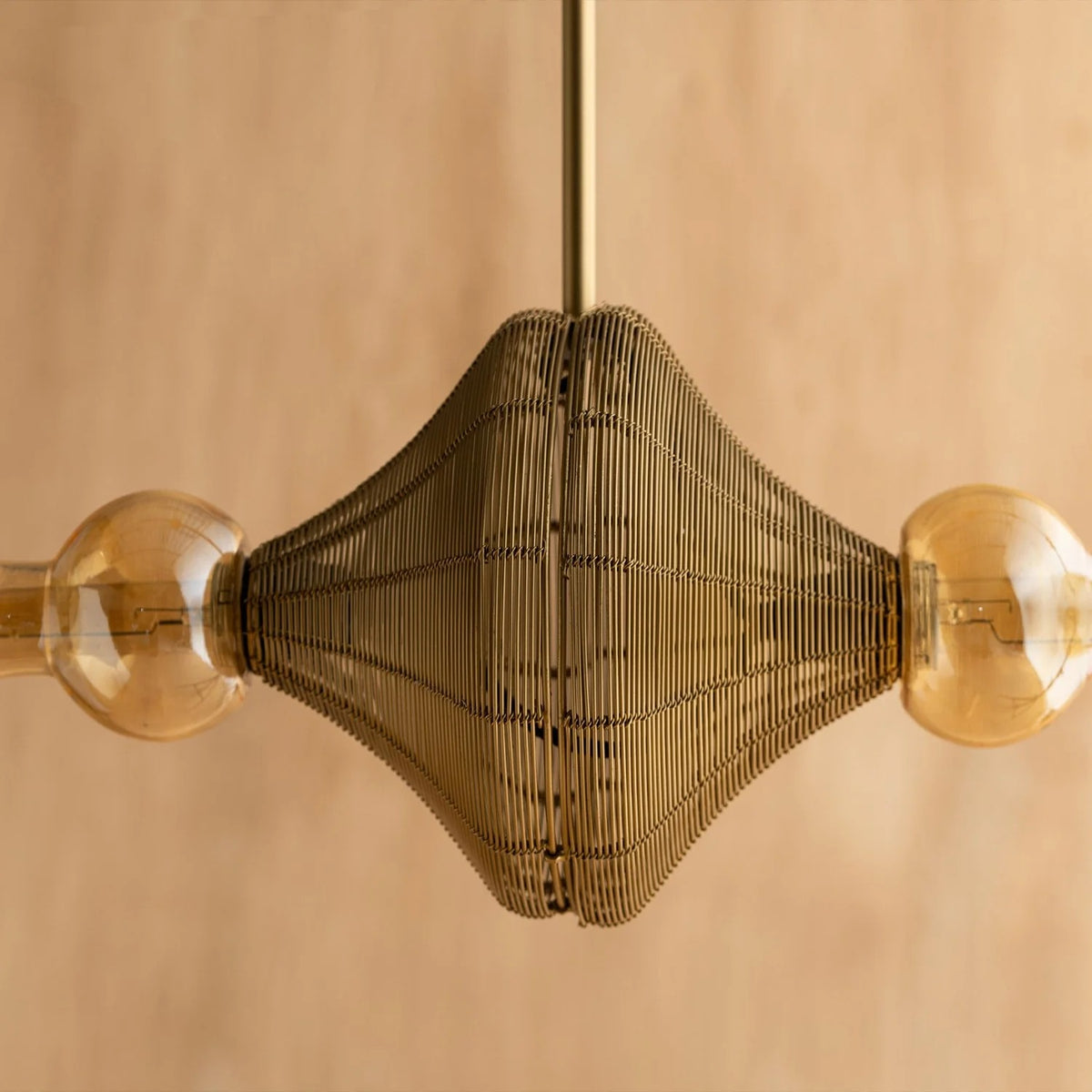 Golden Reverie Chandelier Handmade By Yaahvi
