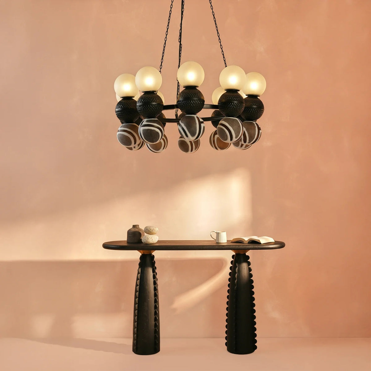 Dance With The Moon Chandelier Handmade By Yaahvi