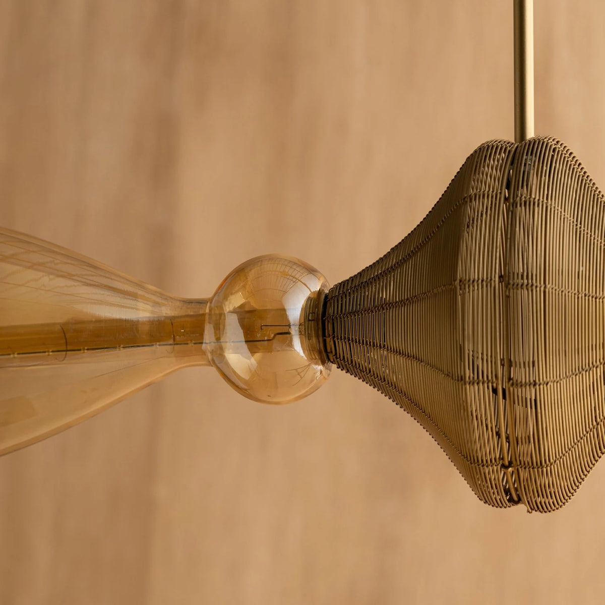 Golden Reverie Chandelier Handmade By Yaahvi