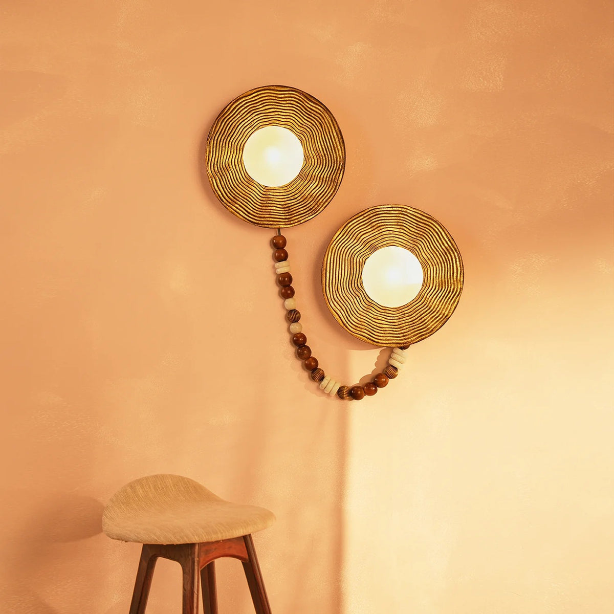 A Shadowed Romance Wall Light Handmade By Yaahvi