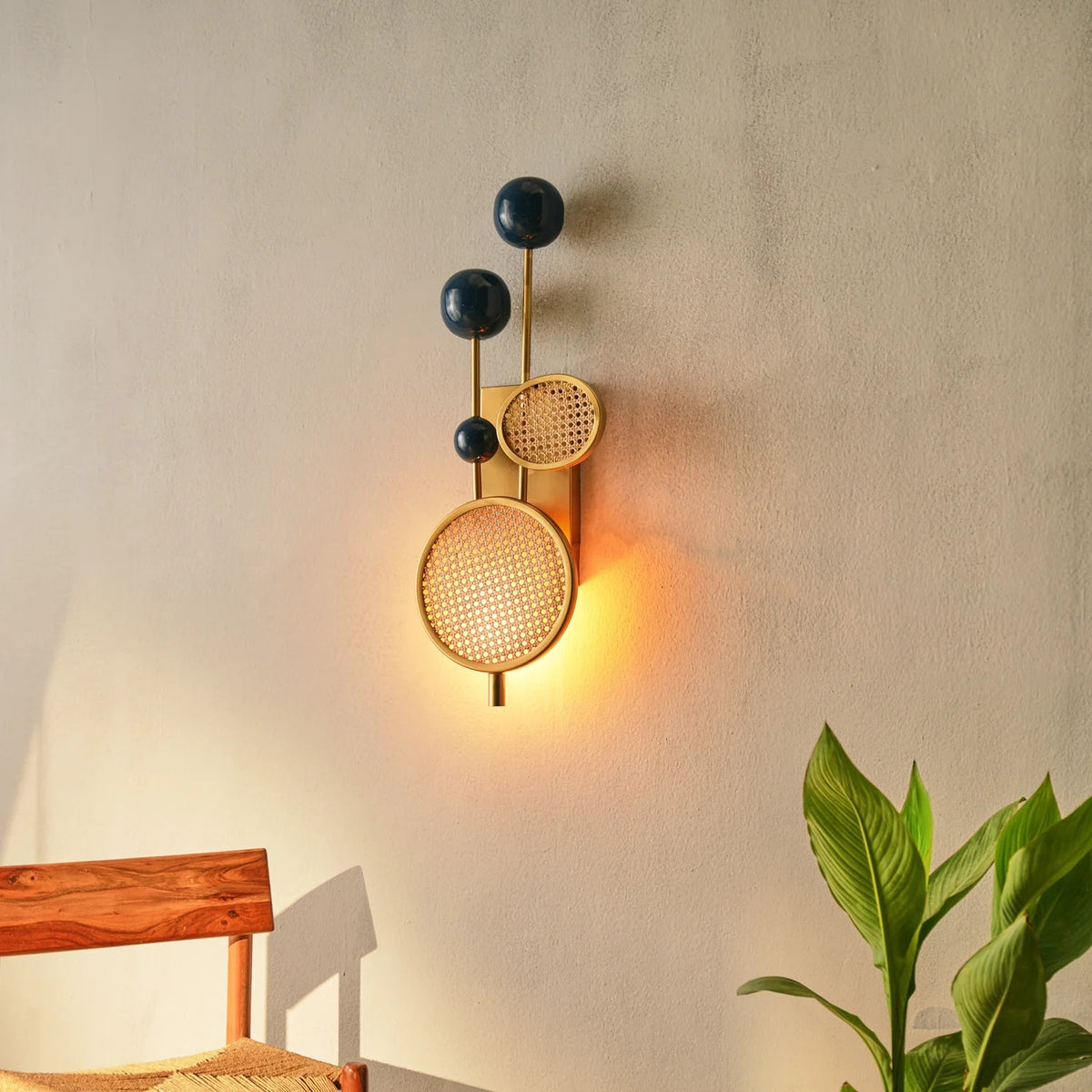 The Golden Grain Wall Light Handmade By Yaahvi