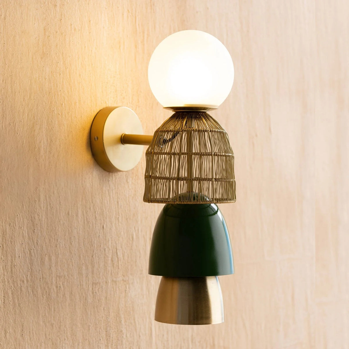 The Sculpted Light Wall Light Handmade By Yaahvi