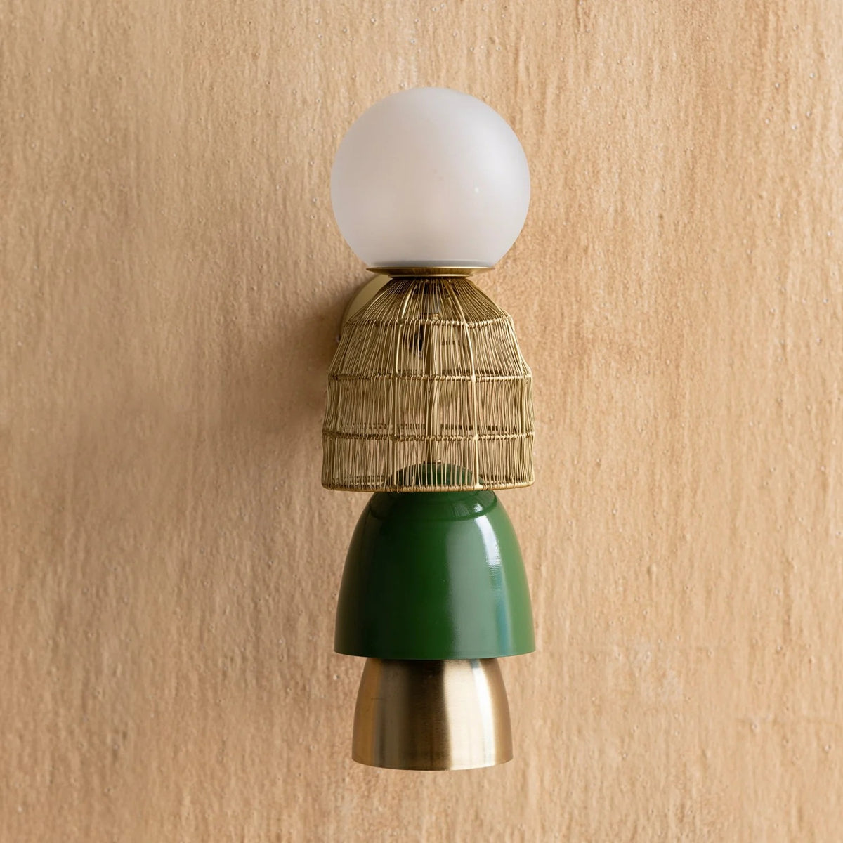 The Sculpted Light Wall Light Handmade By Yaahvi