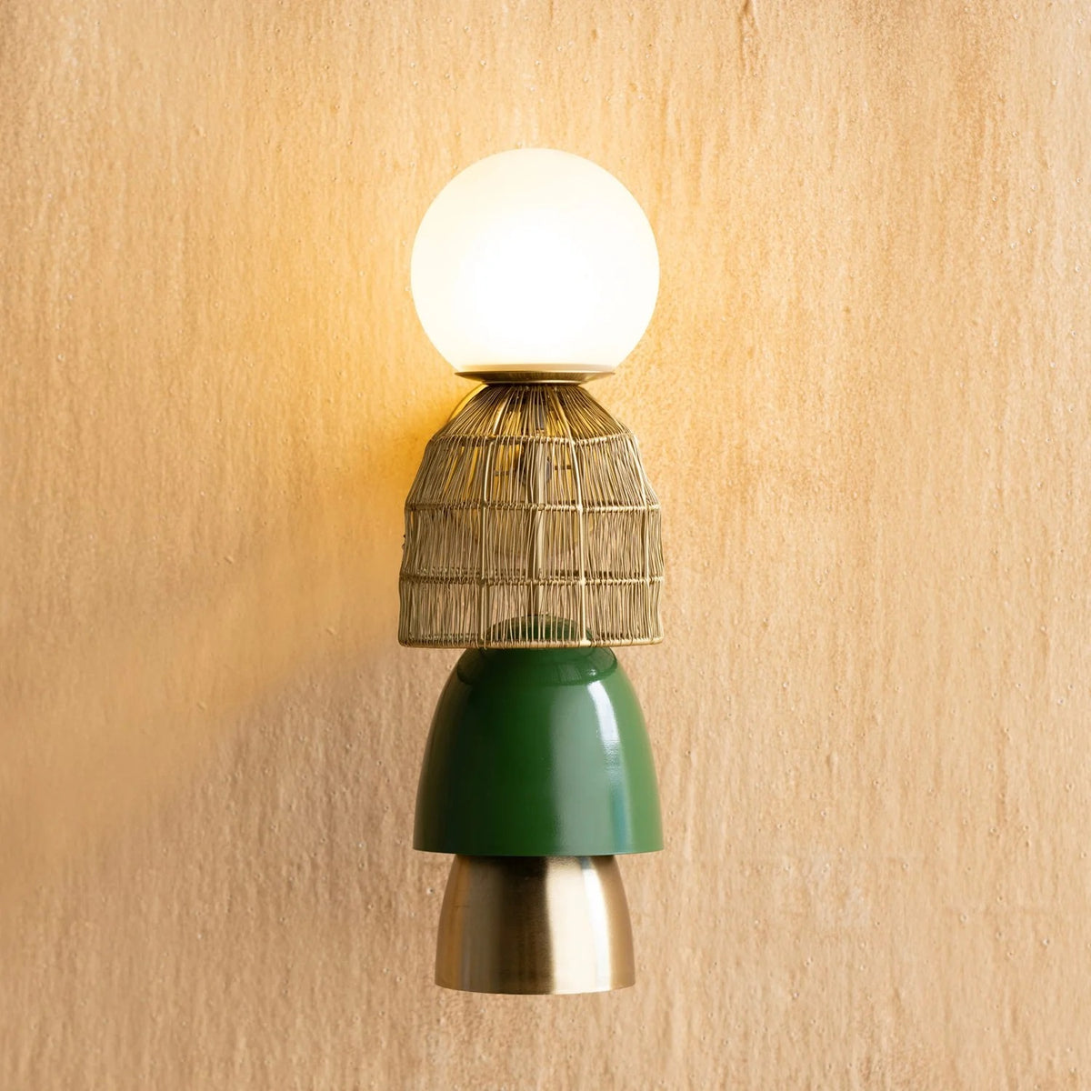 The Sculpted Light Wall Light Handmade By Yaahvi