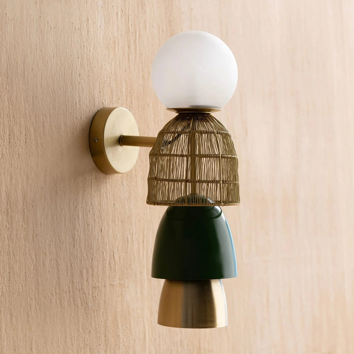 The Sculpted Light Wall Light Handmade By Yaahvi