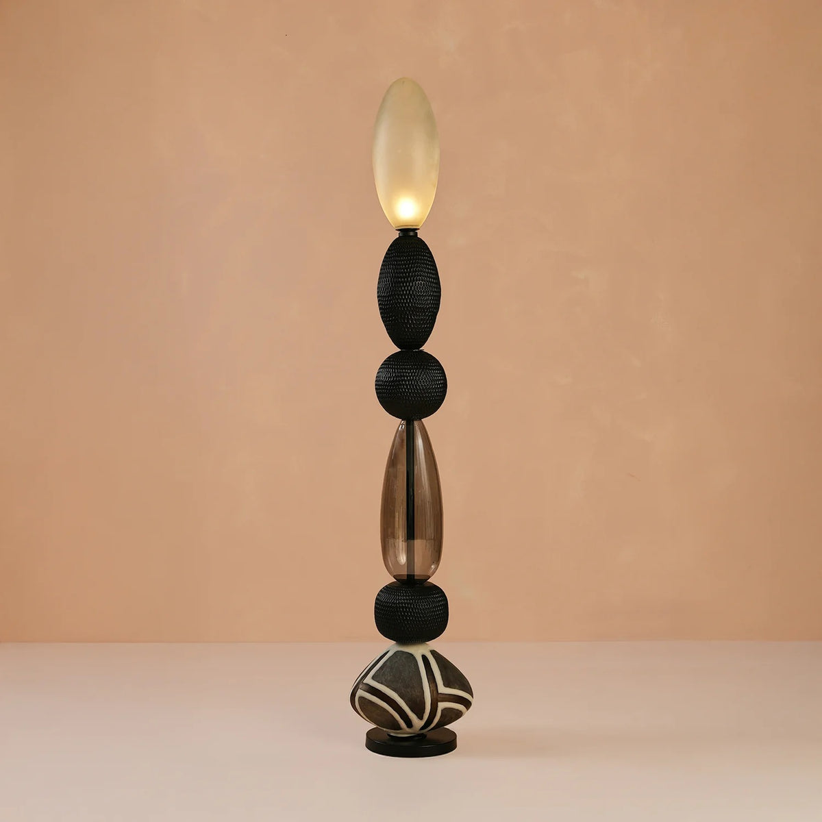 Luminous Talisman Floor Lamp Handmade By Yaahvi