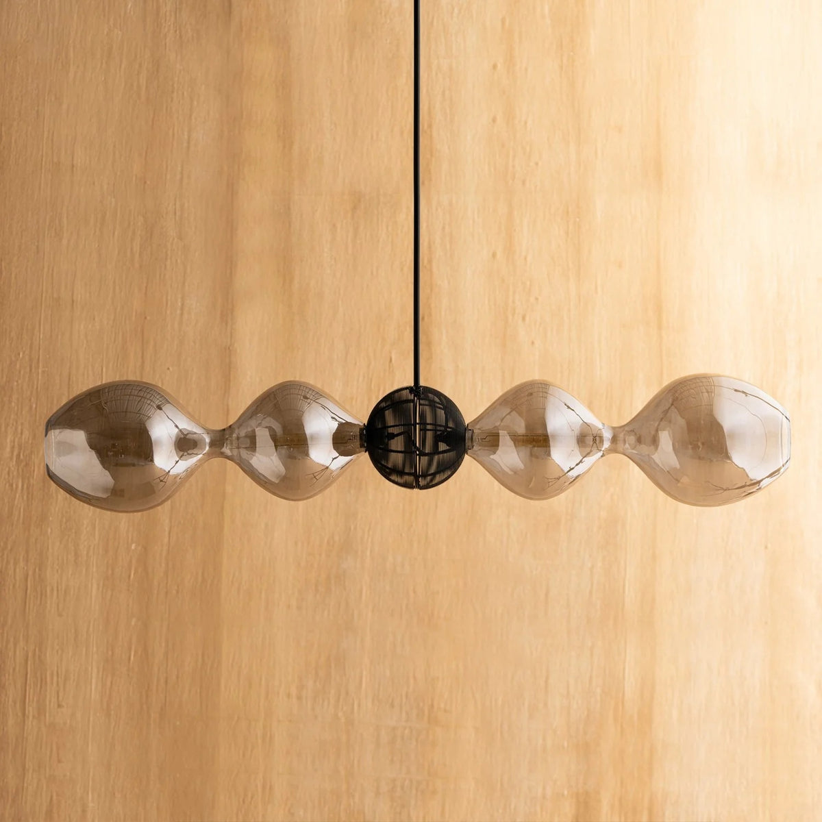 Moonlit Obsidian Chandelier Handmade By Yaahvi