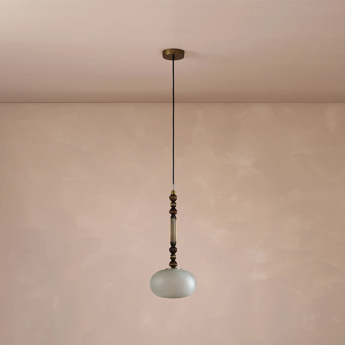 Suspended Poetry Pendant Light Handmade By Yaahvi