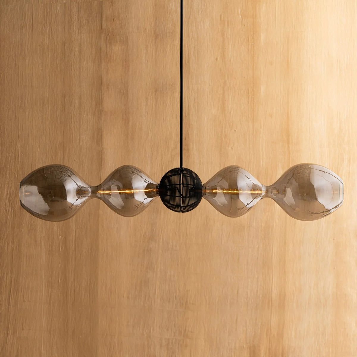 Moonlit Obsidian Chandelier Handmade By Yaahvi