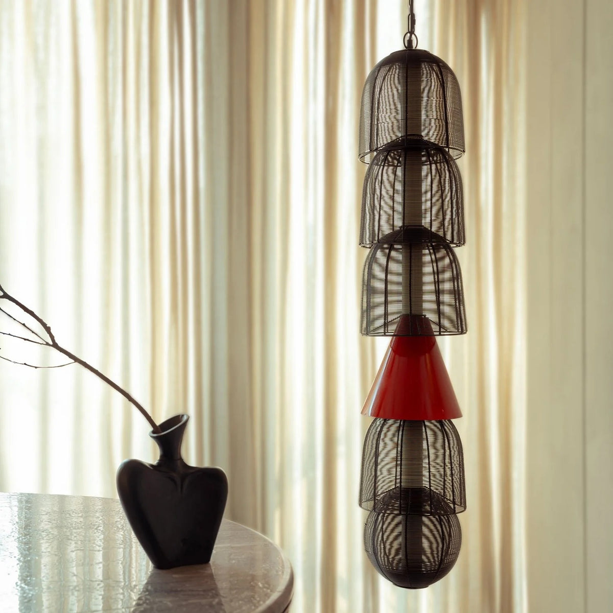 The Silent Form Pendant Light Handmade By Yaahvi