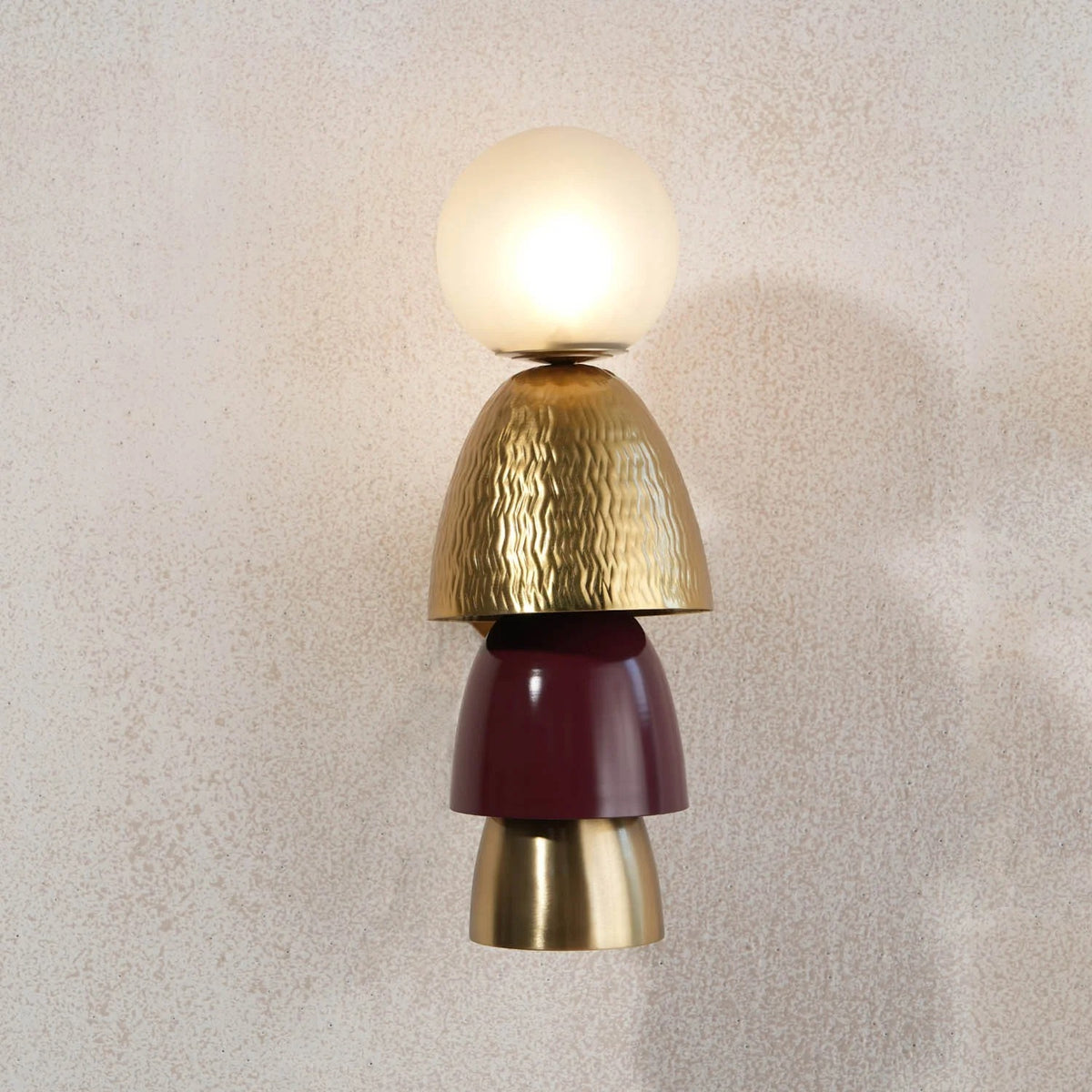 Light In Geometry Wall Light Handmade By Yaahvi