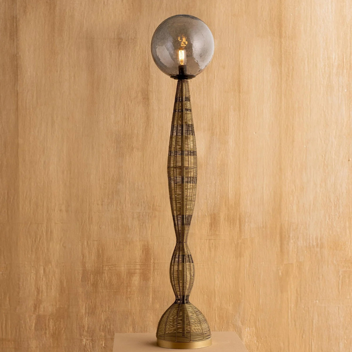 Shadow & Stone Floor Lamp Handmade By Yaahvi