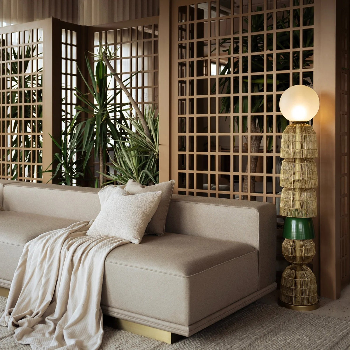 The Sculpted Light Floor Lamp Handmade By Yaahvi