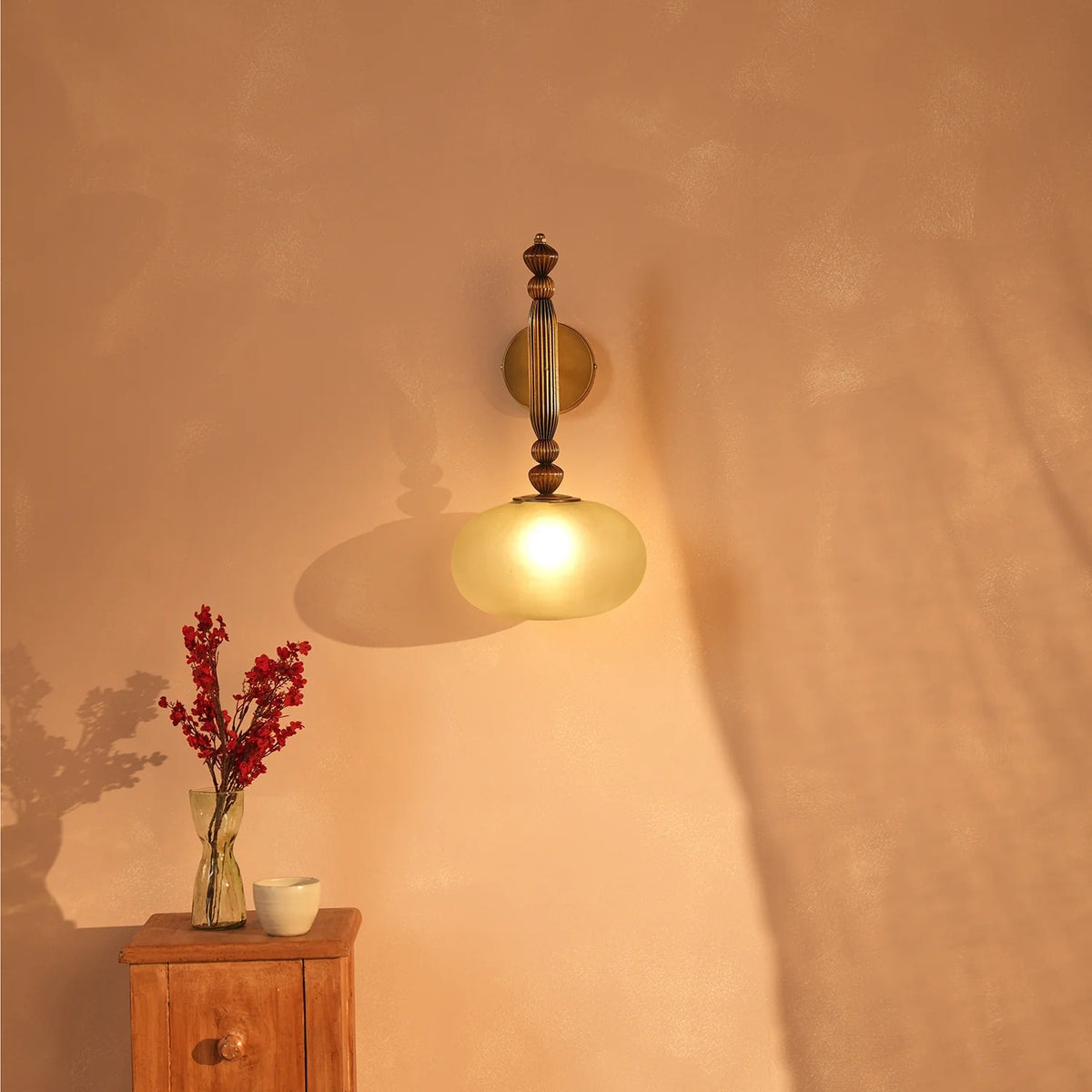 When Ivory Dreams Wall Light Handmade By Yaahvi