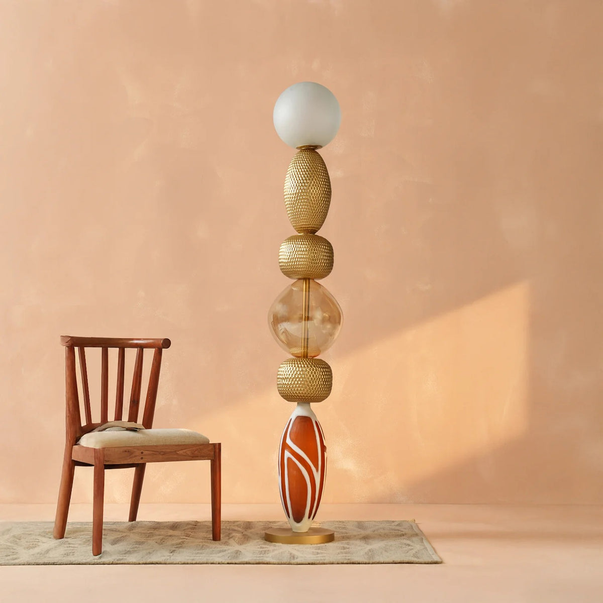 Luminous Odyssey Floor Lamp Handmade By Yaahvi