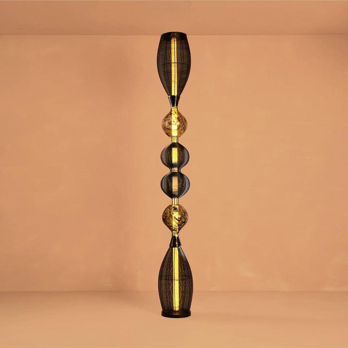 The Art Of Glow Floor Lamp Handmade By Yaahvi