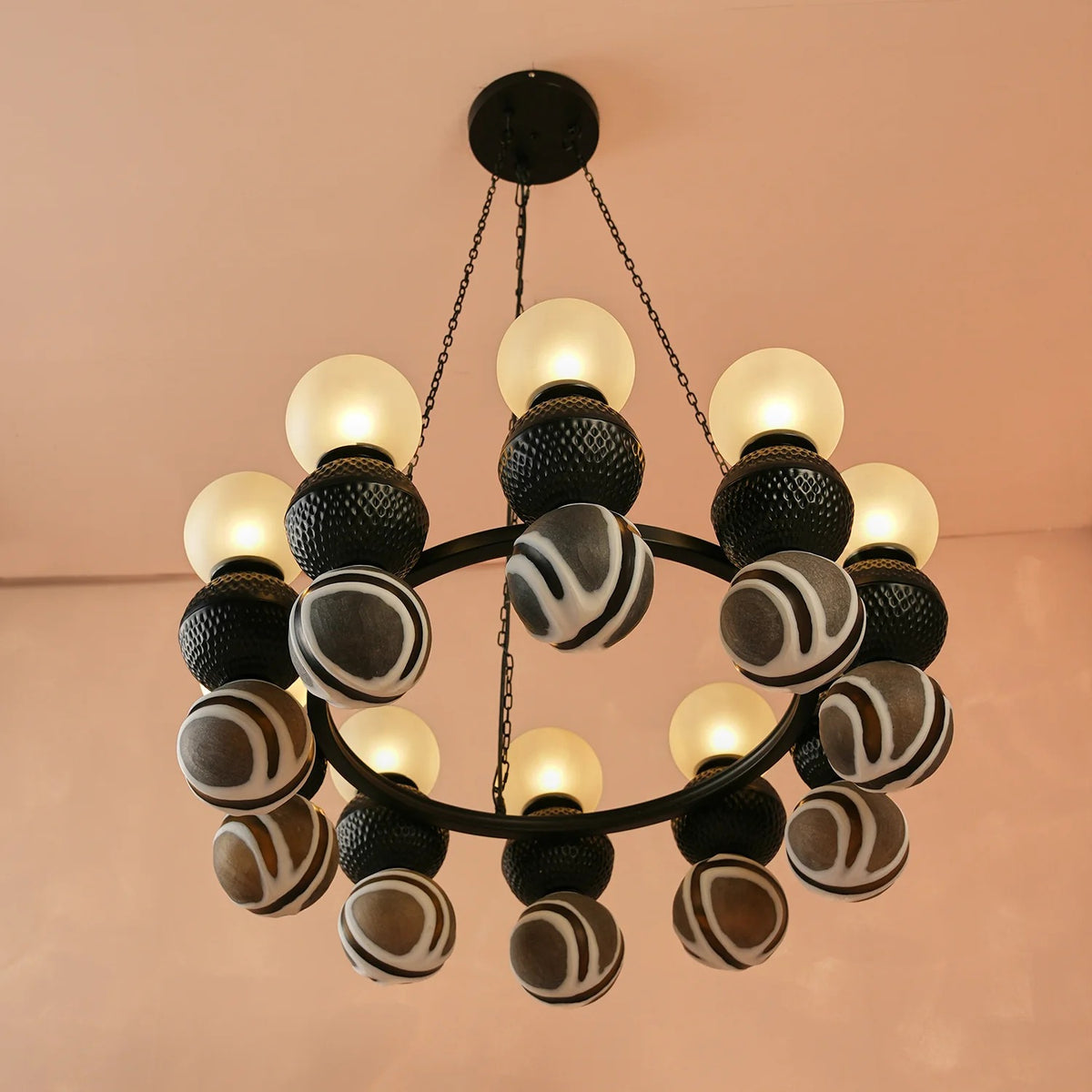Dance With The Moon Chandelier Handmade By Yaahvi