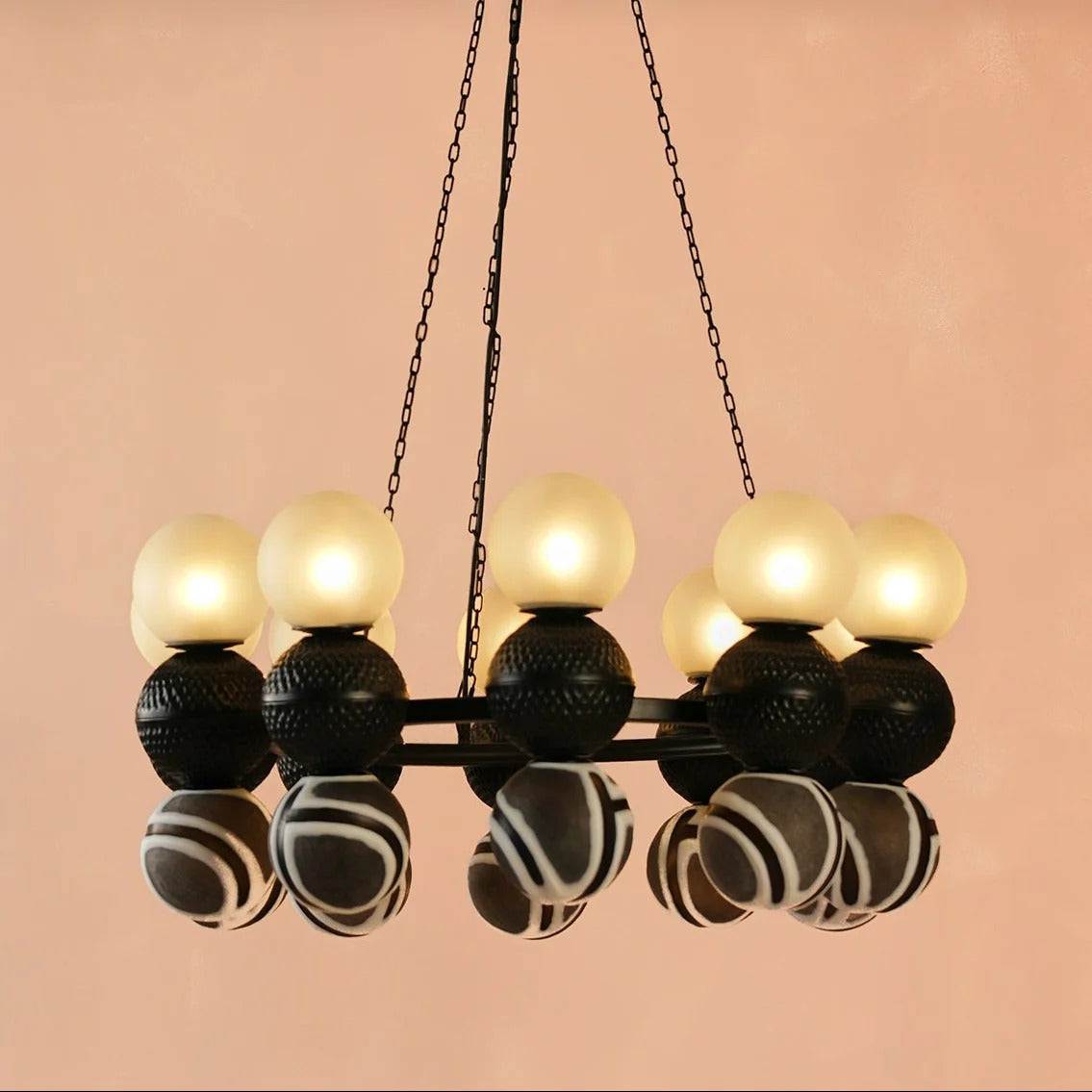 Dance With The Moon Chandelier Handmade By Yaahvi