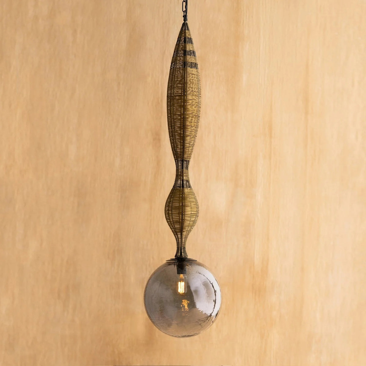 Golden Alchemy Pendant Light Handmade By Yaahvi