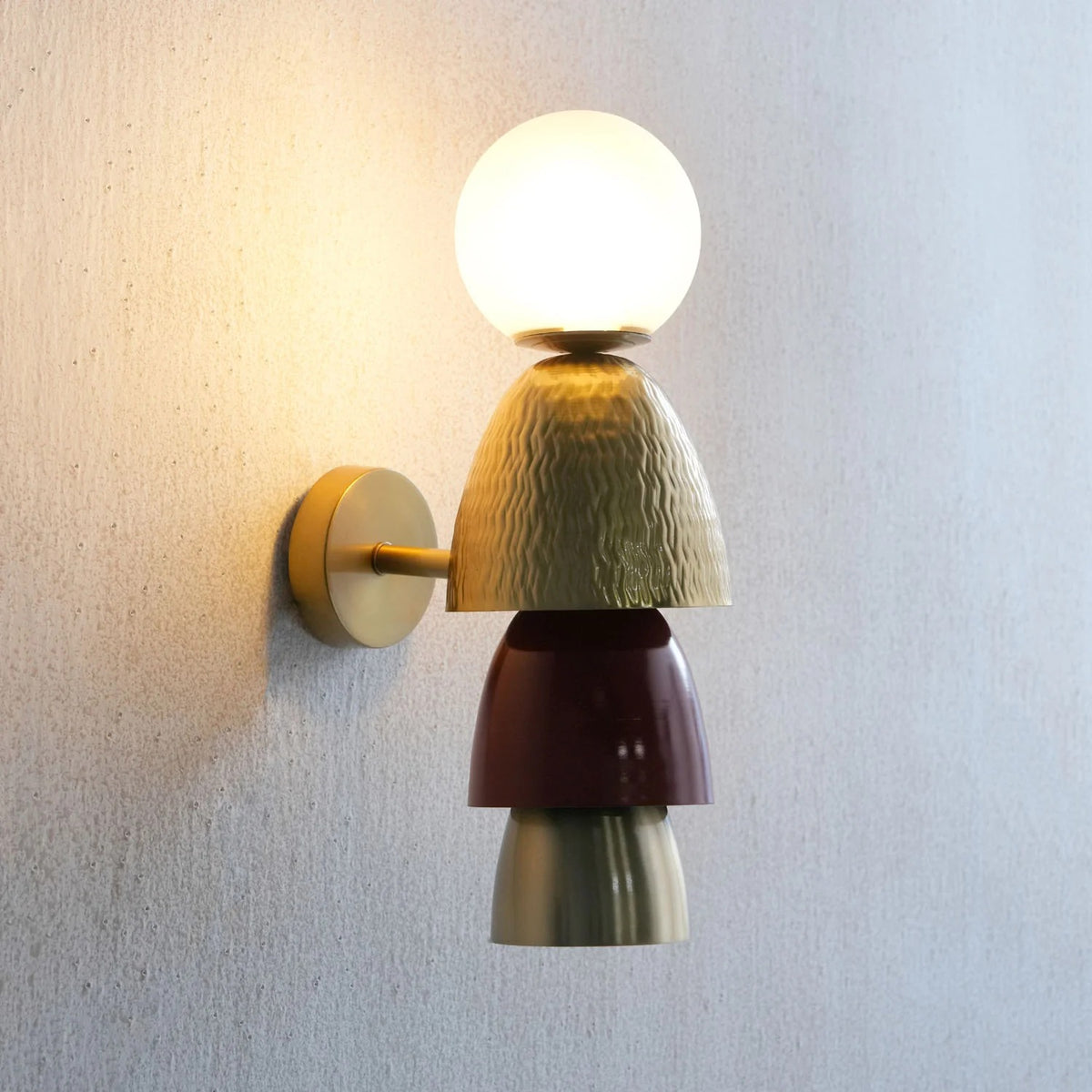 Light In Geometry Wall Light Handmade By Yaahvi