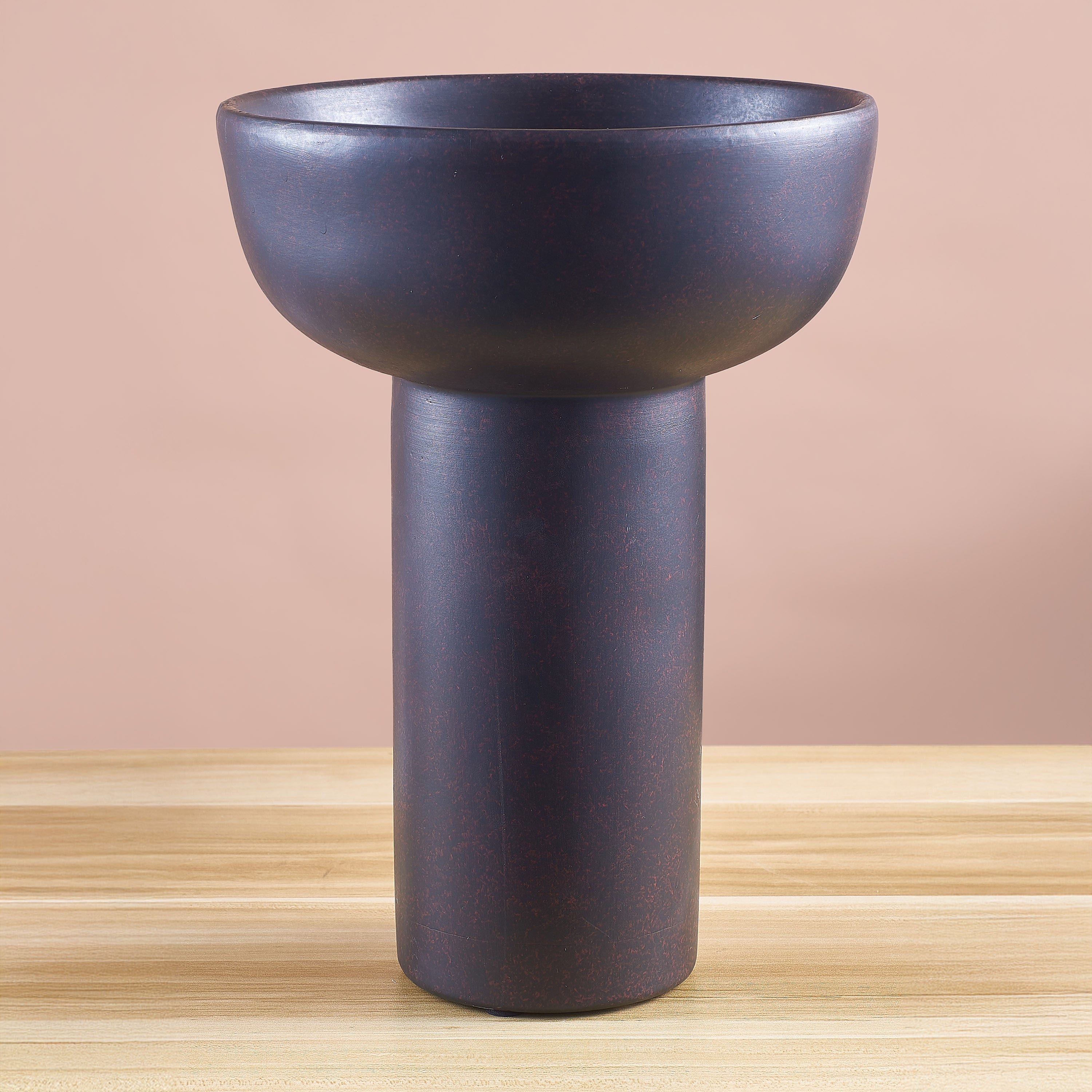 Terra Cotta Tumbler (Medium, Black) Ceramic